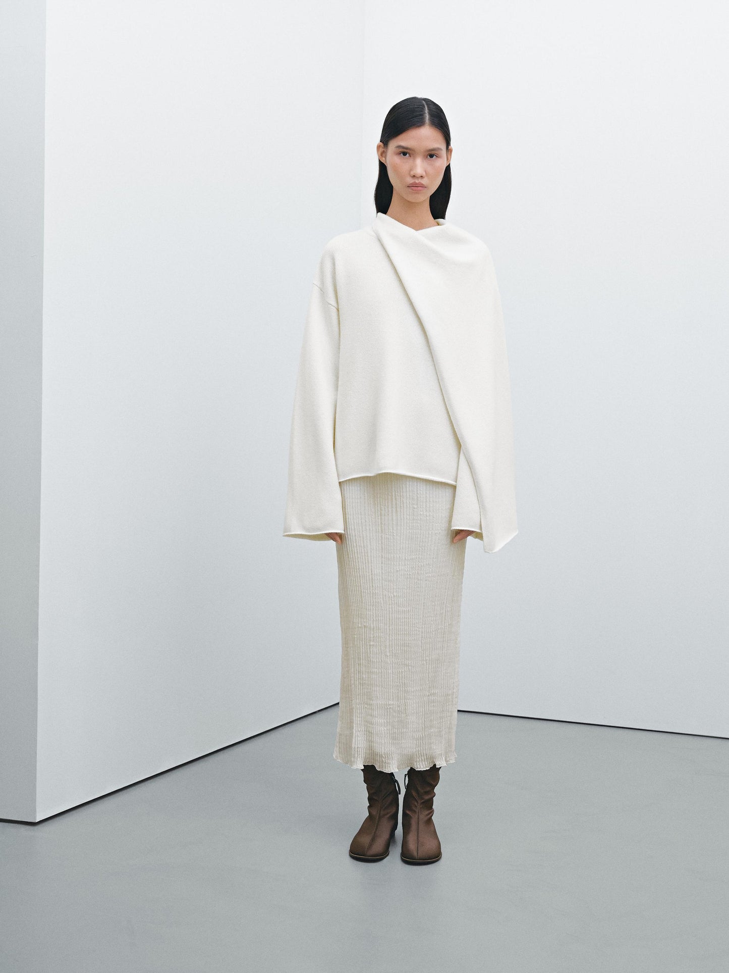 100% wool cape sweater
