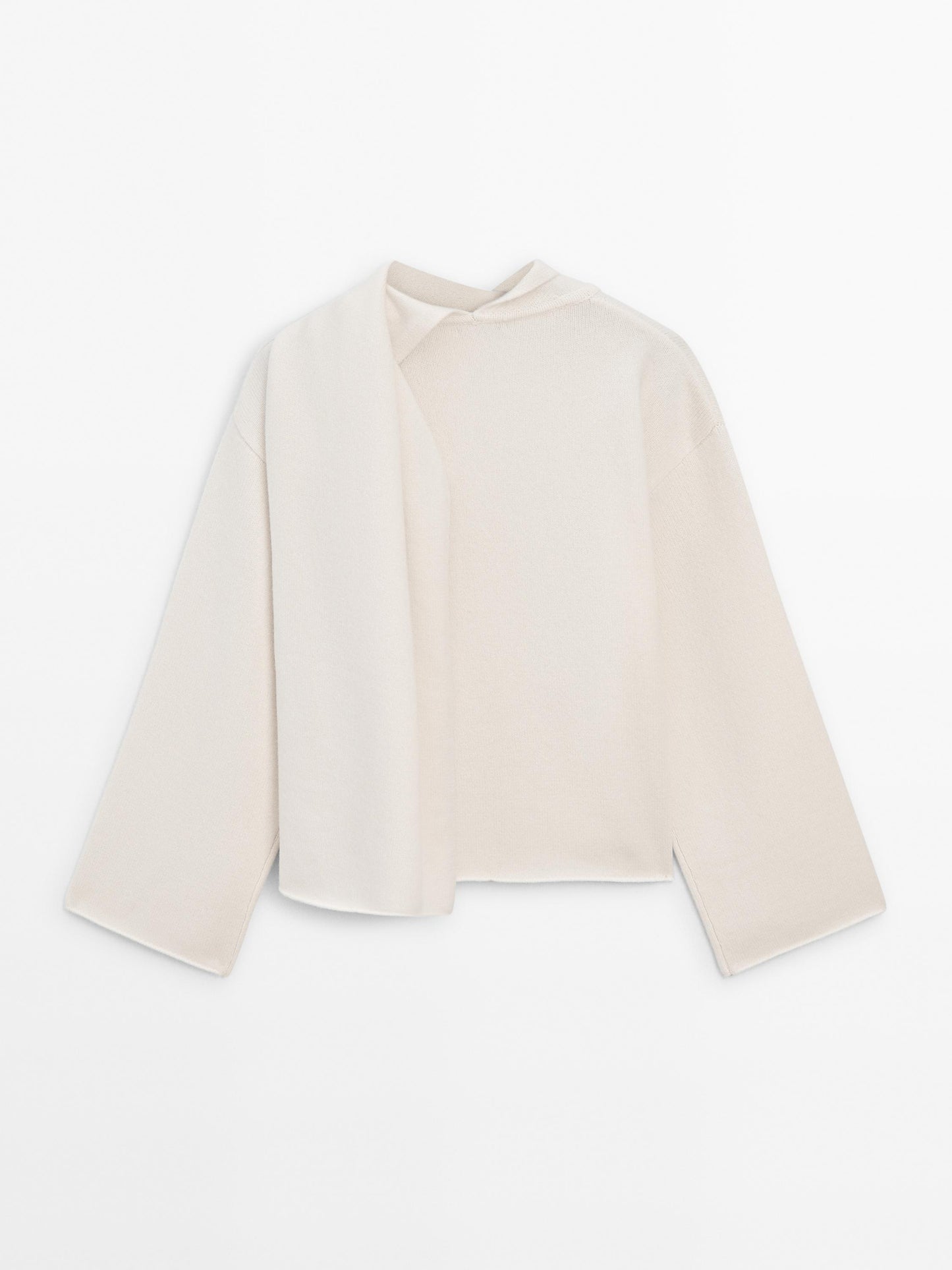 100% wool cape sweater