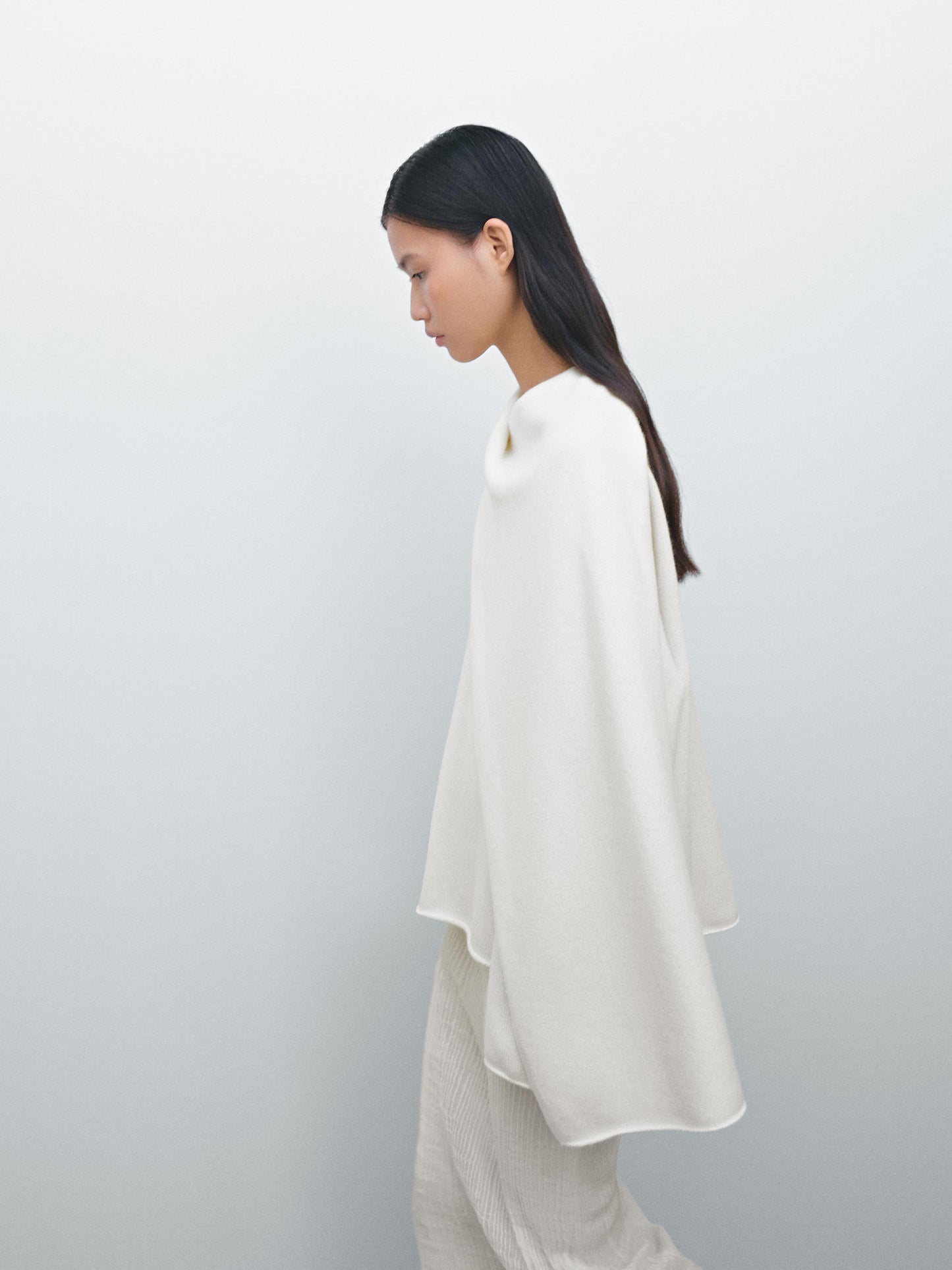 100% wool cape sweater