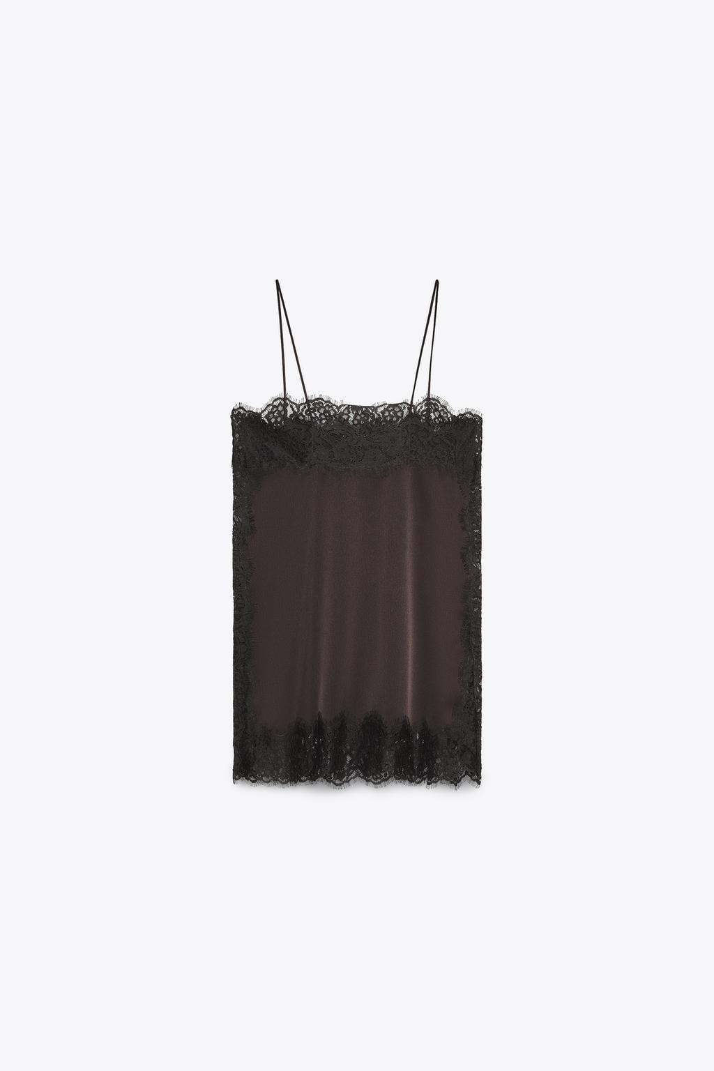ZW COLLECTION Satin Lace Top