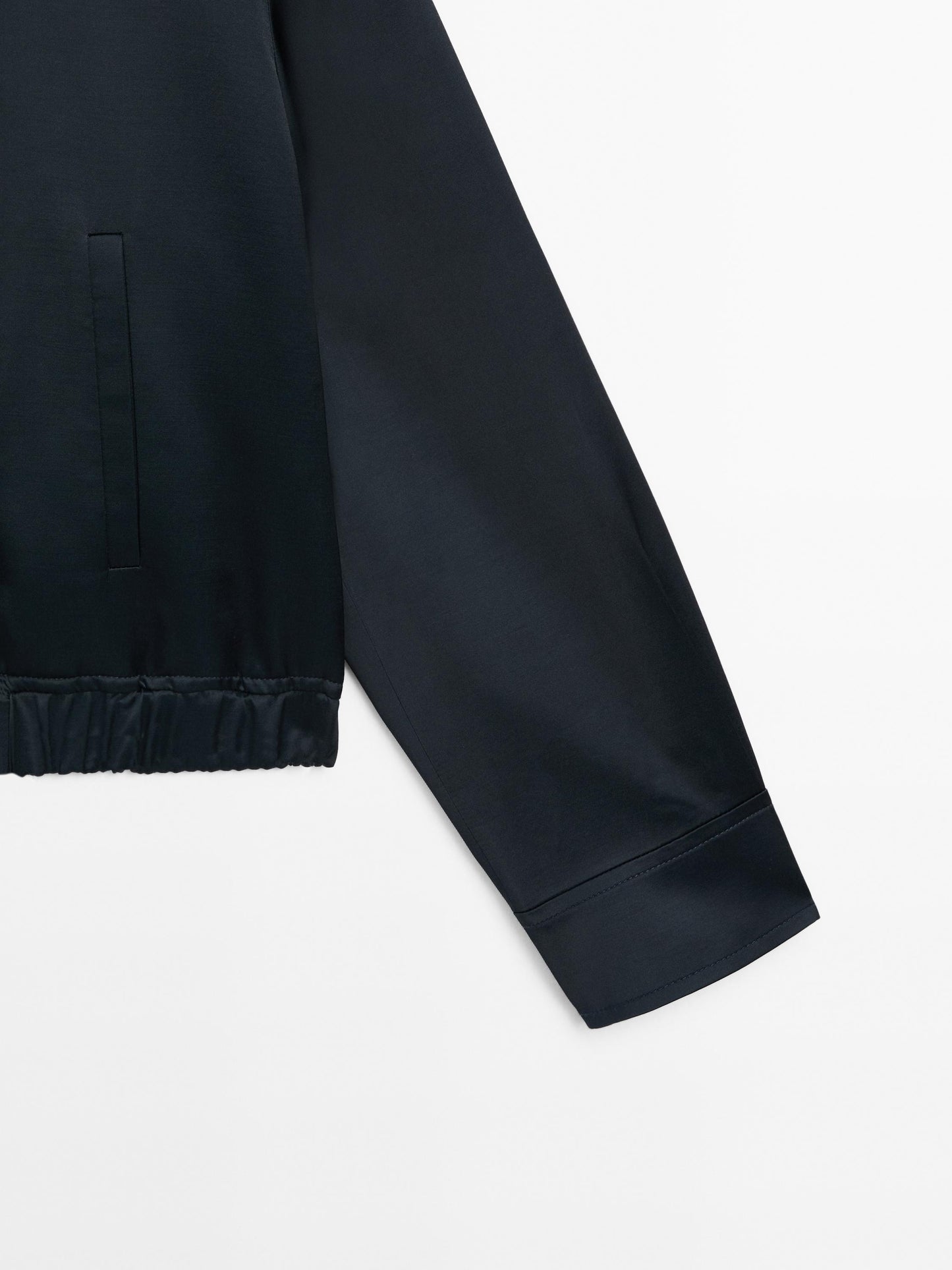 Satin bomber jacket