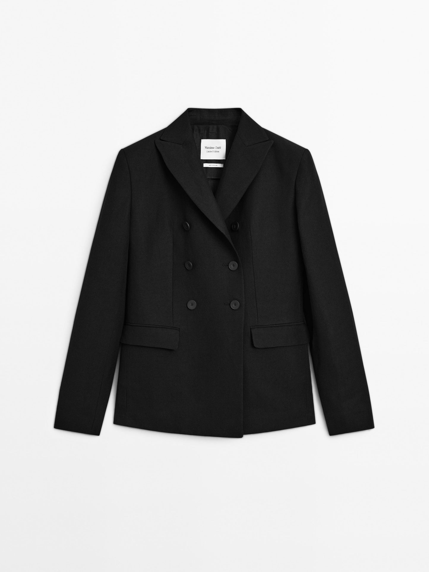 Fitted double-breasted blazer