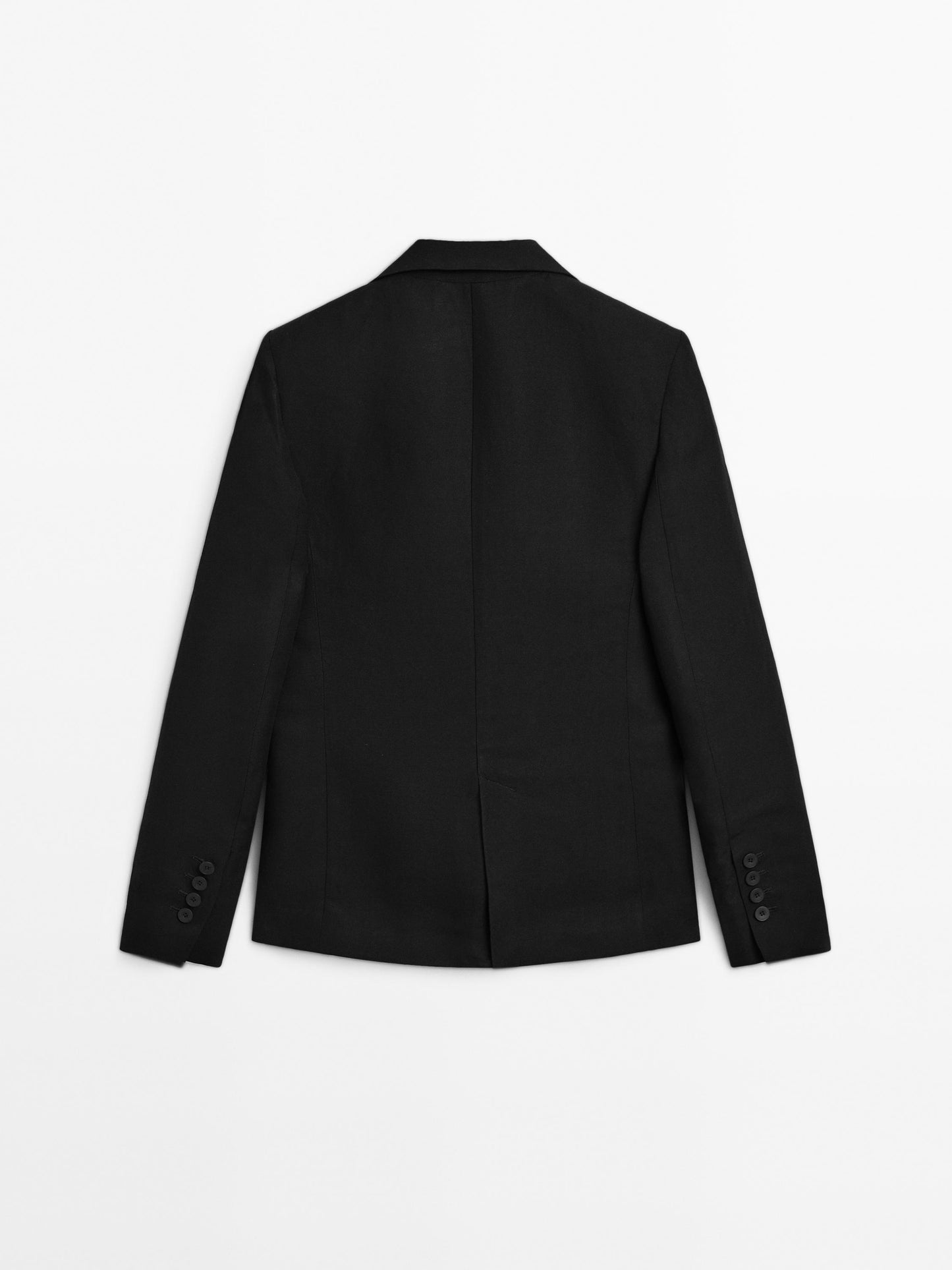 Fitted double-breasted blazer