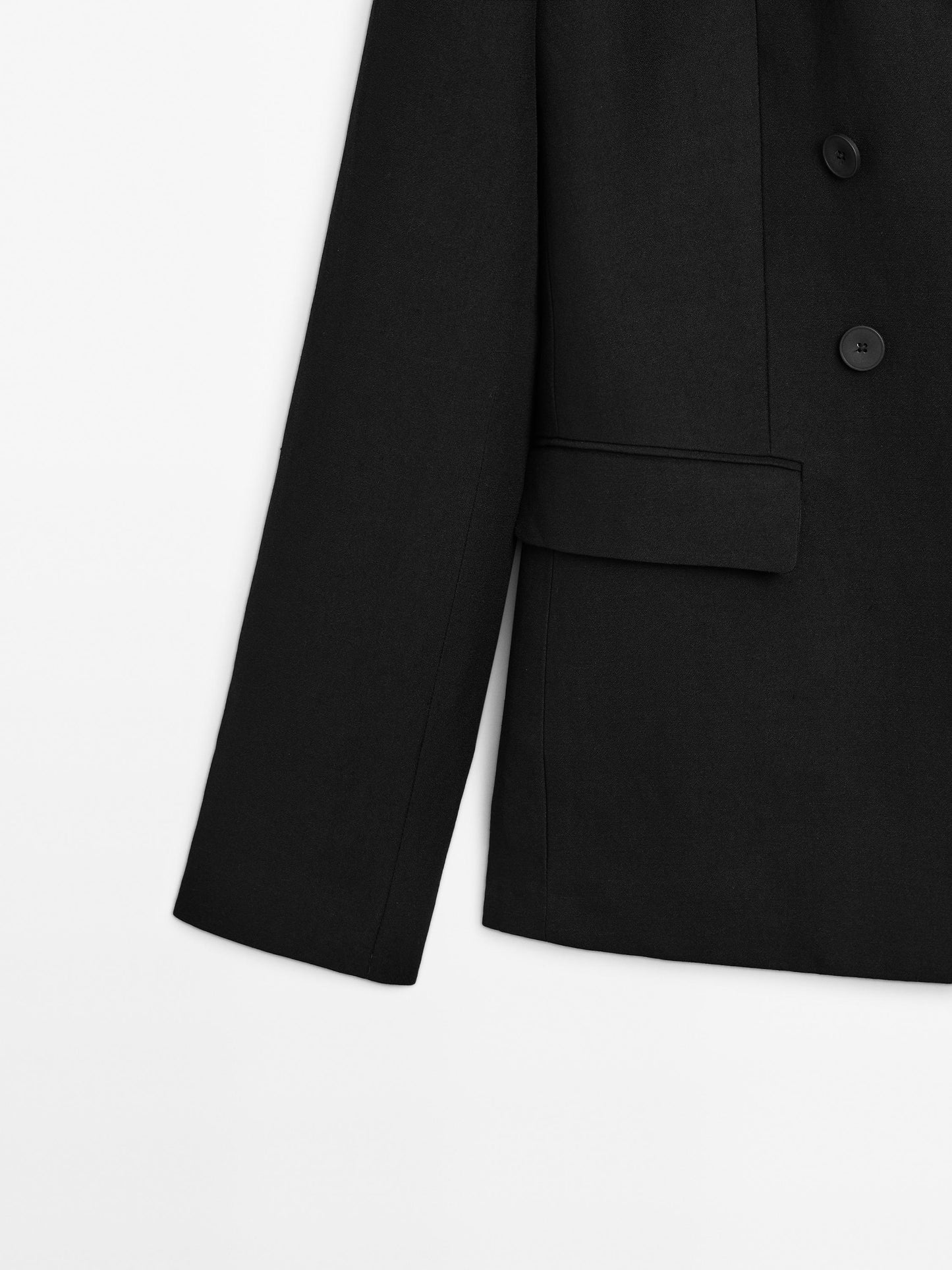 Fitted double-breasted blazer
