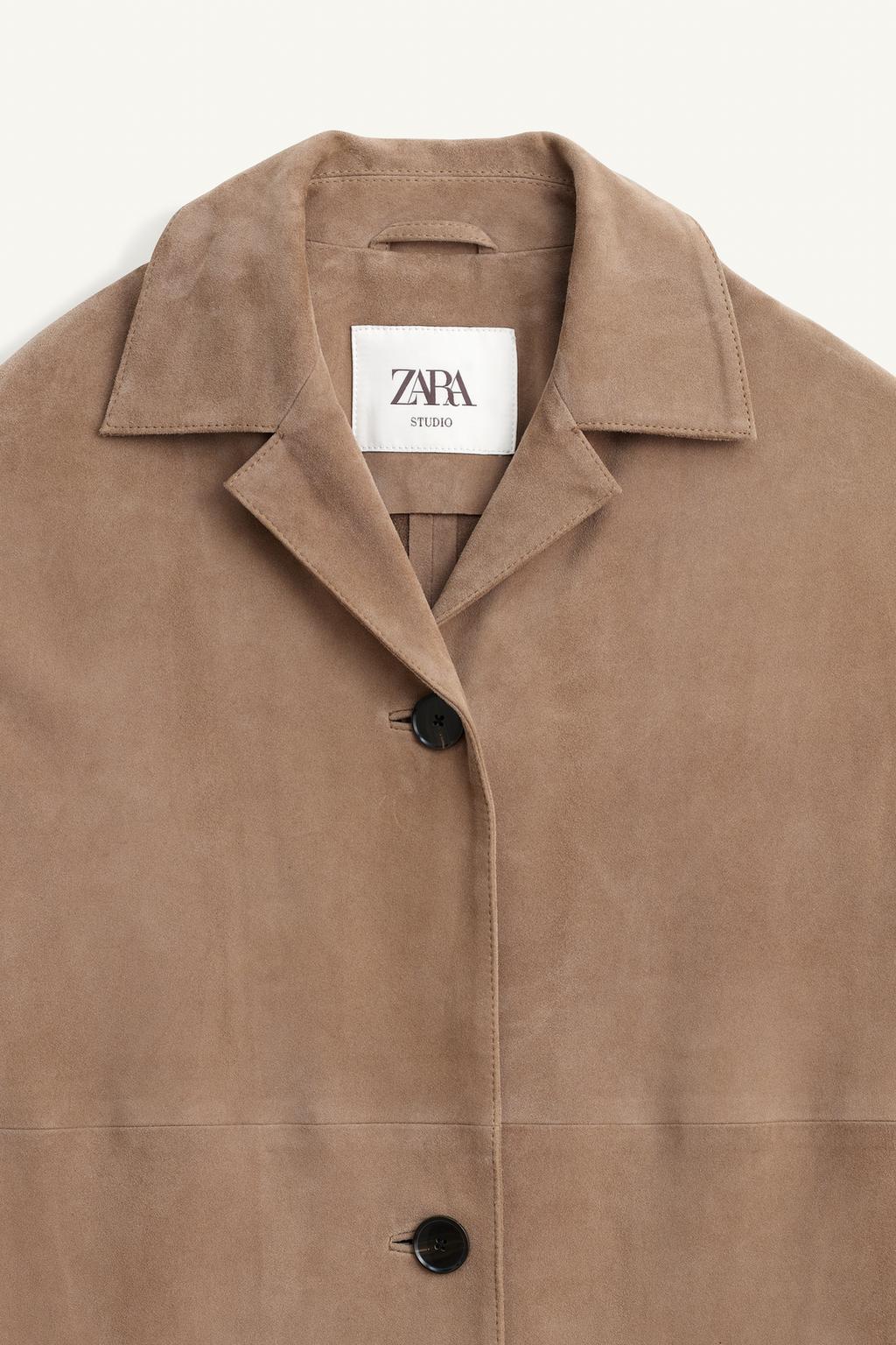 100% Suede Leather Coat Limited Edition