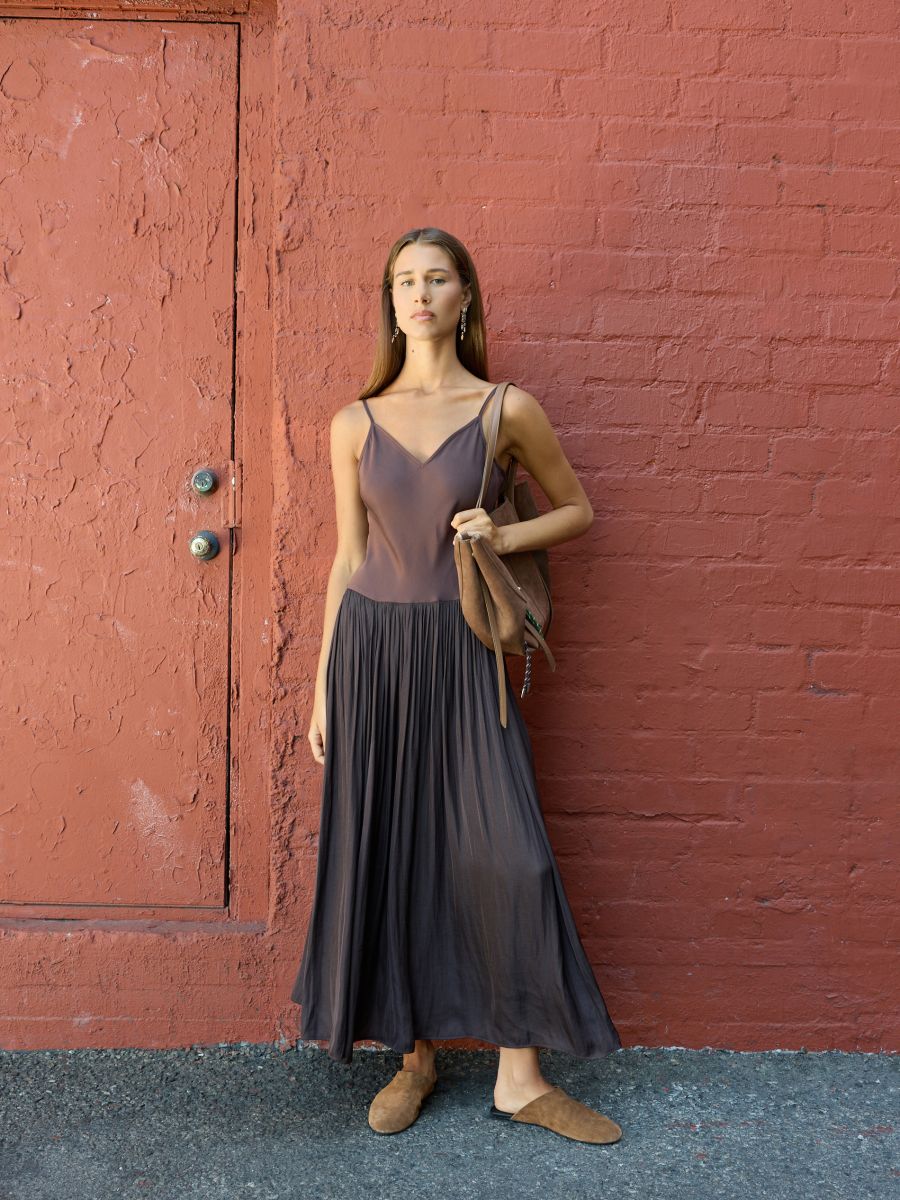 Lyocell maxi dress