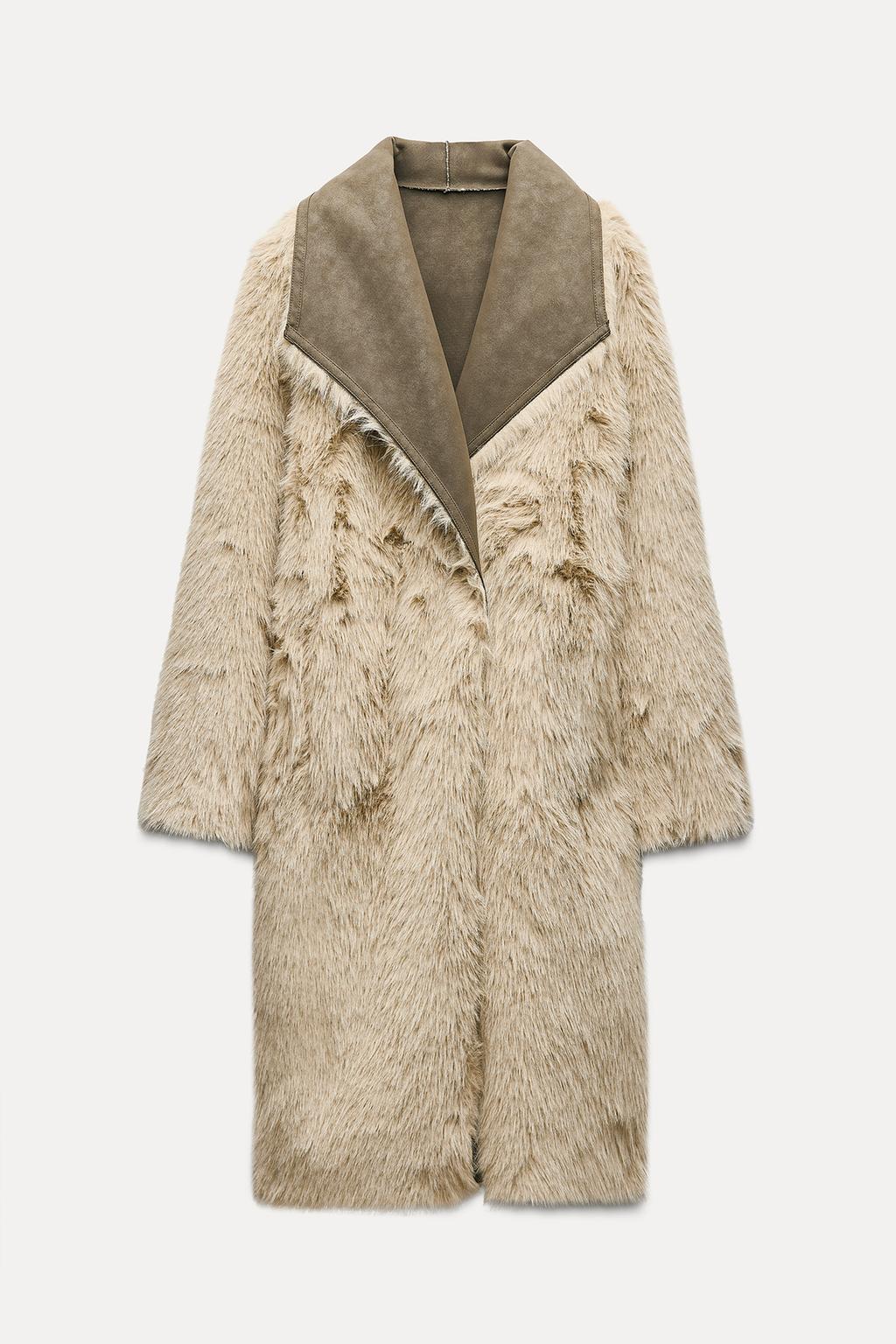 Double-sided reversible long coat