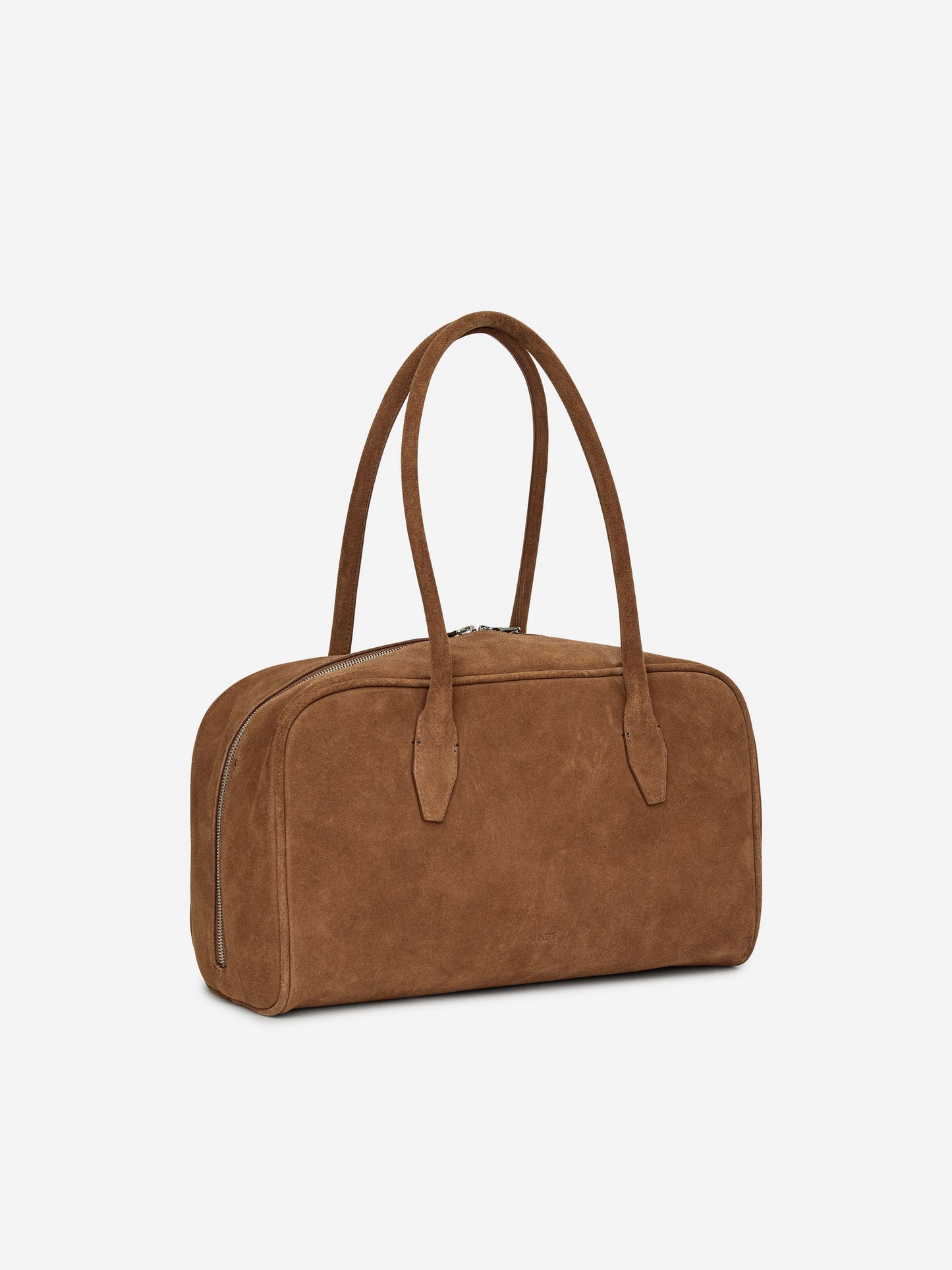 Suede Bowling Bag