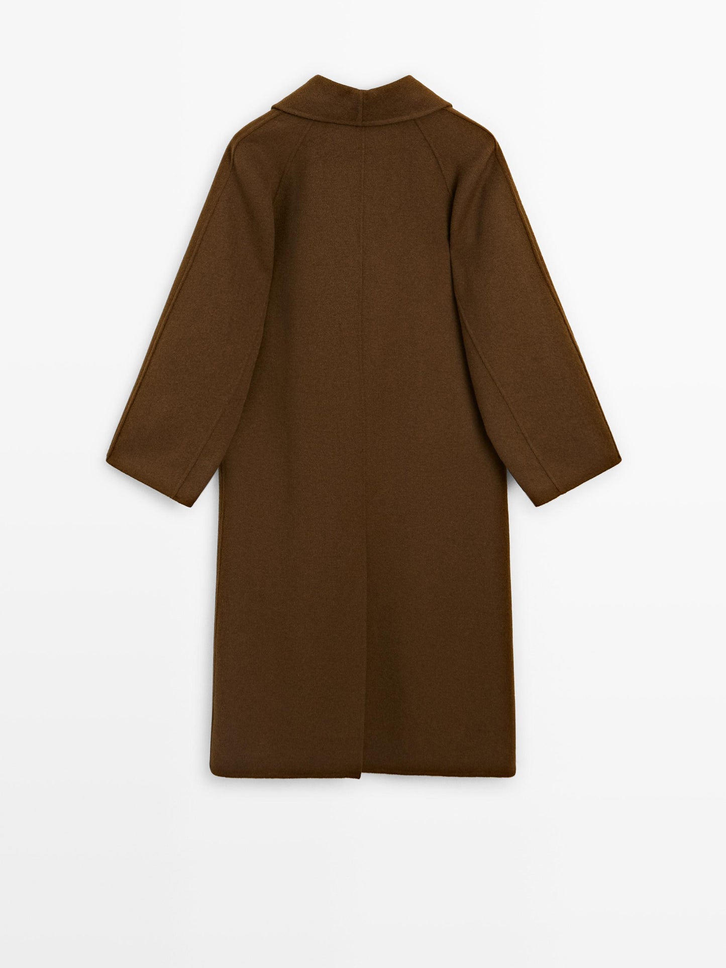 Long wool blend coat
