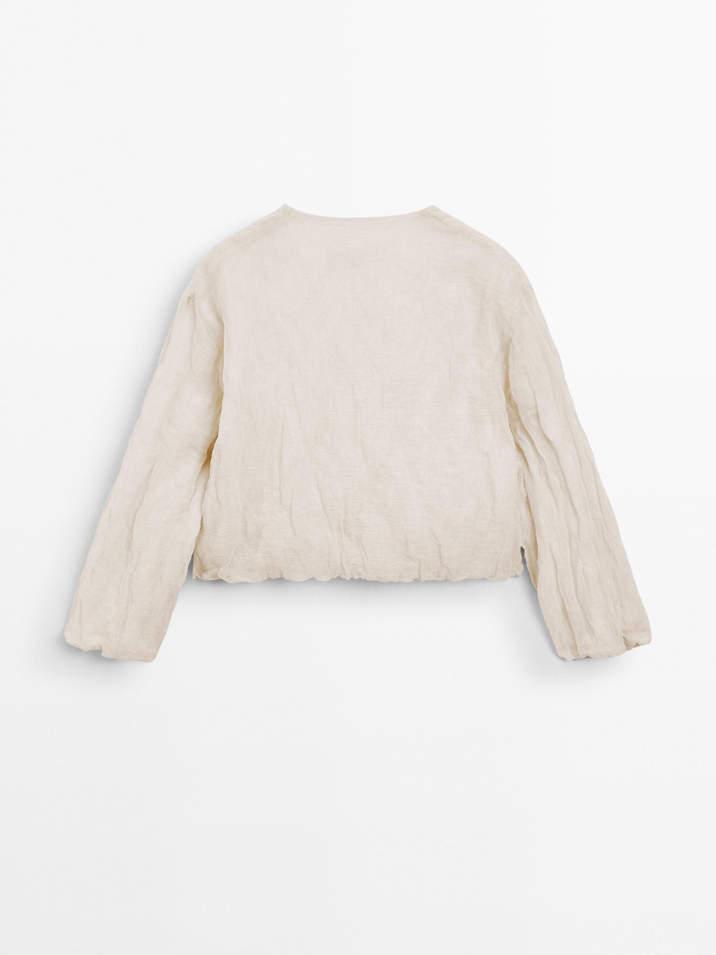 Cropped bomber jacket