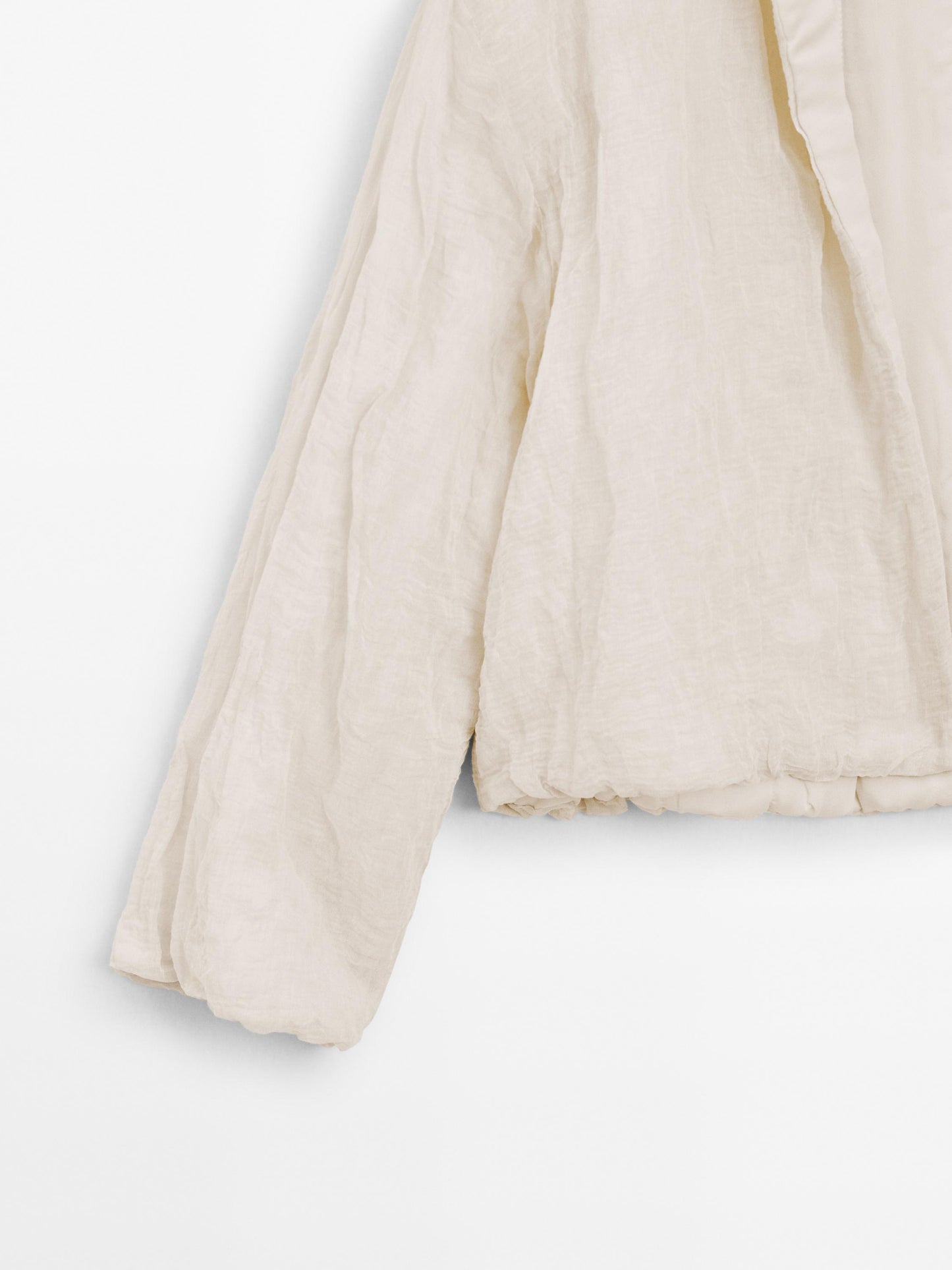Cropped bomber jacket