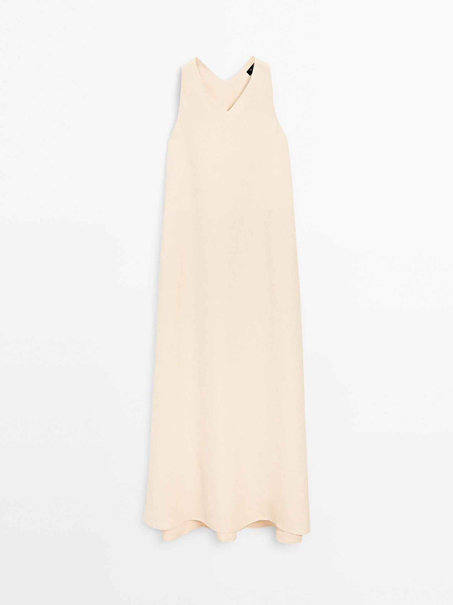 Long flowing V-neck dress