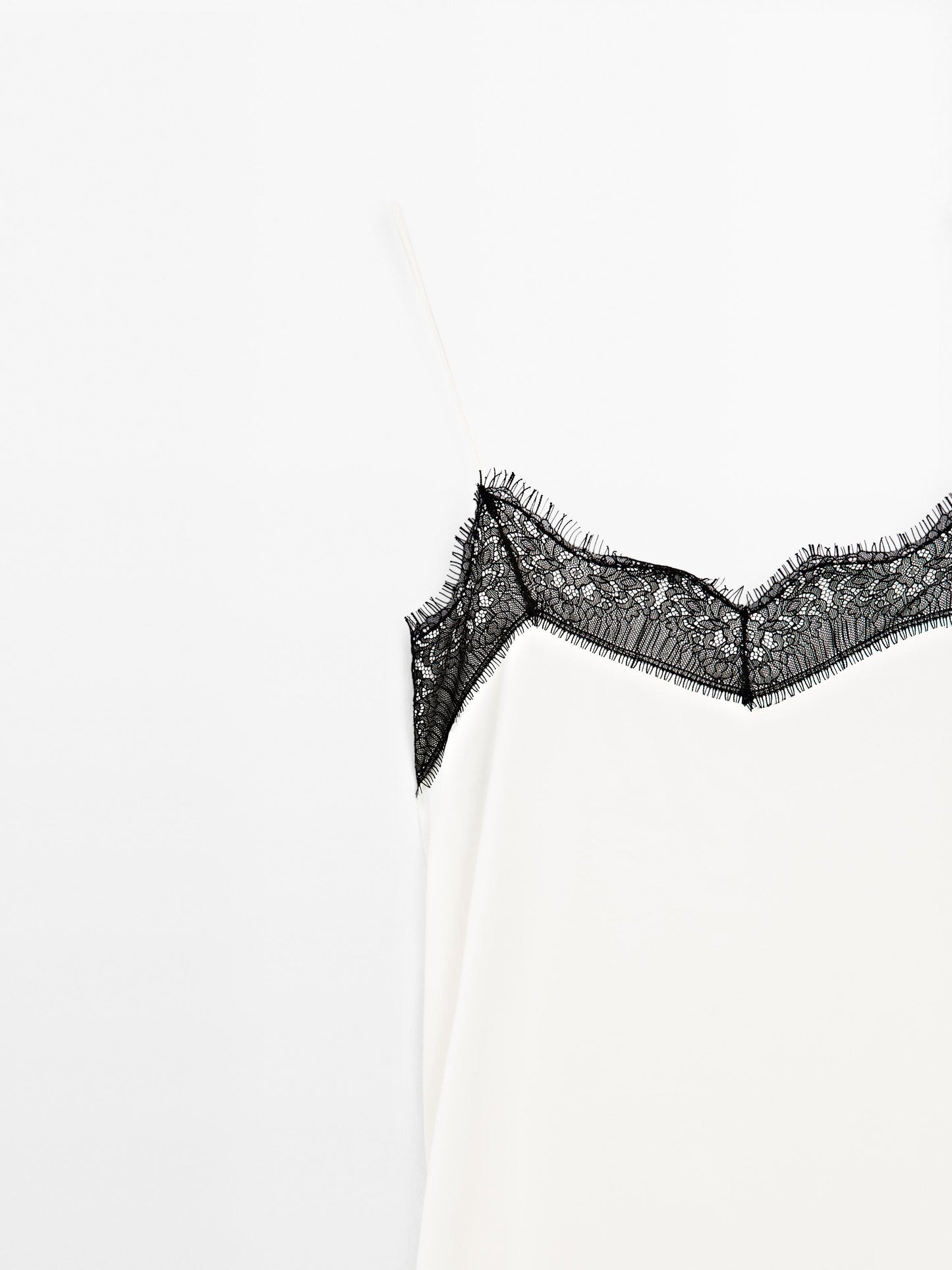 Long contrast camisole dress