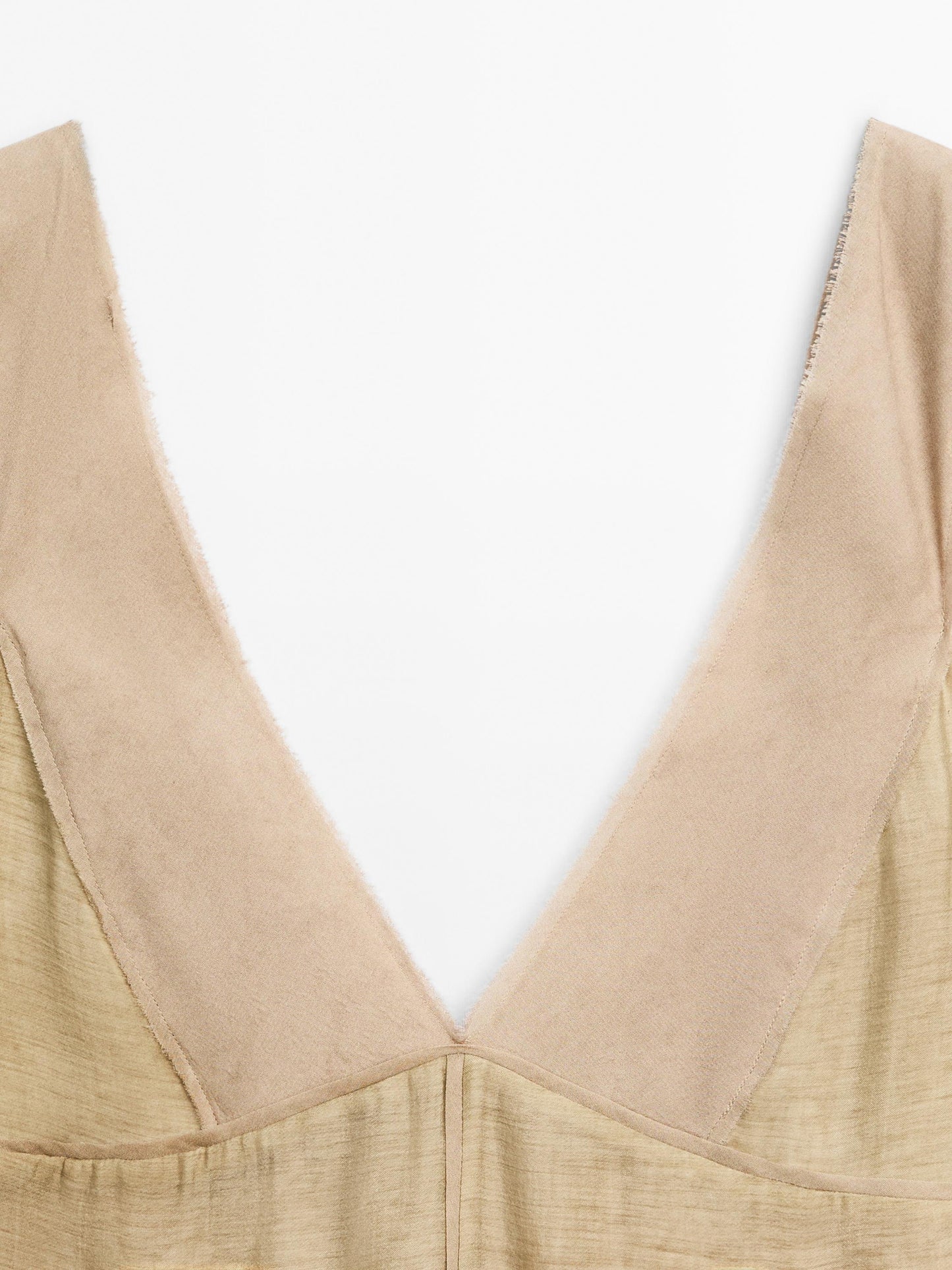Long flowing V-neck dress