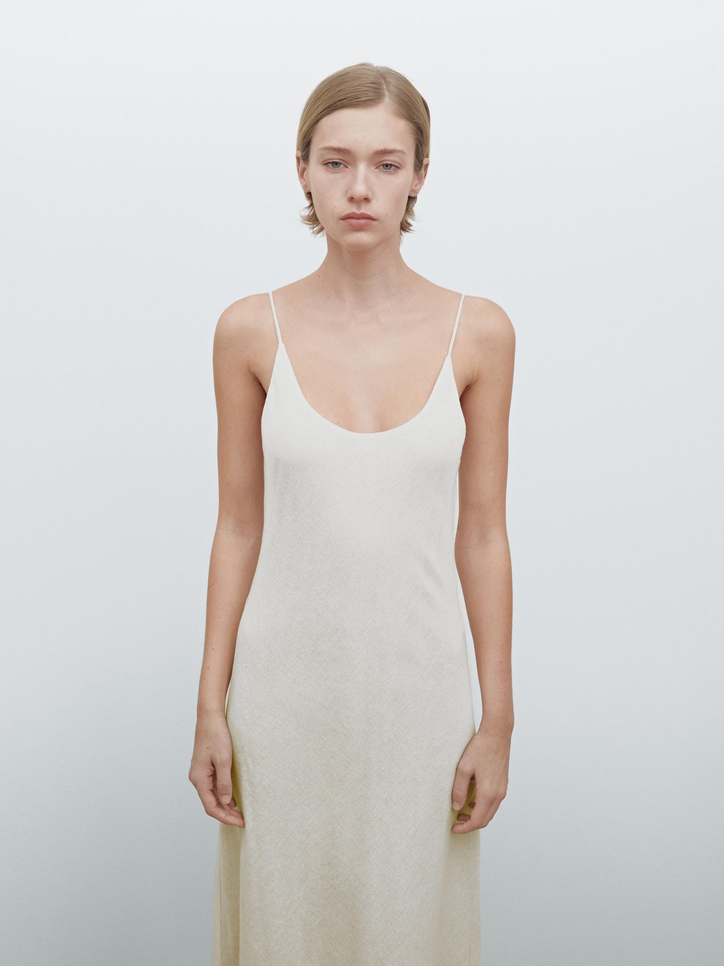 Wool blend garza textured dress