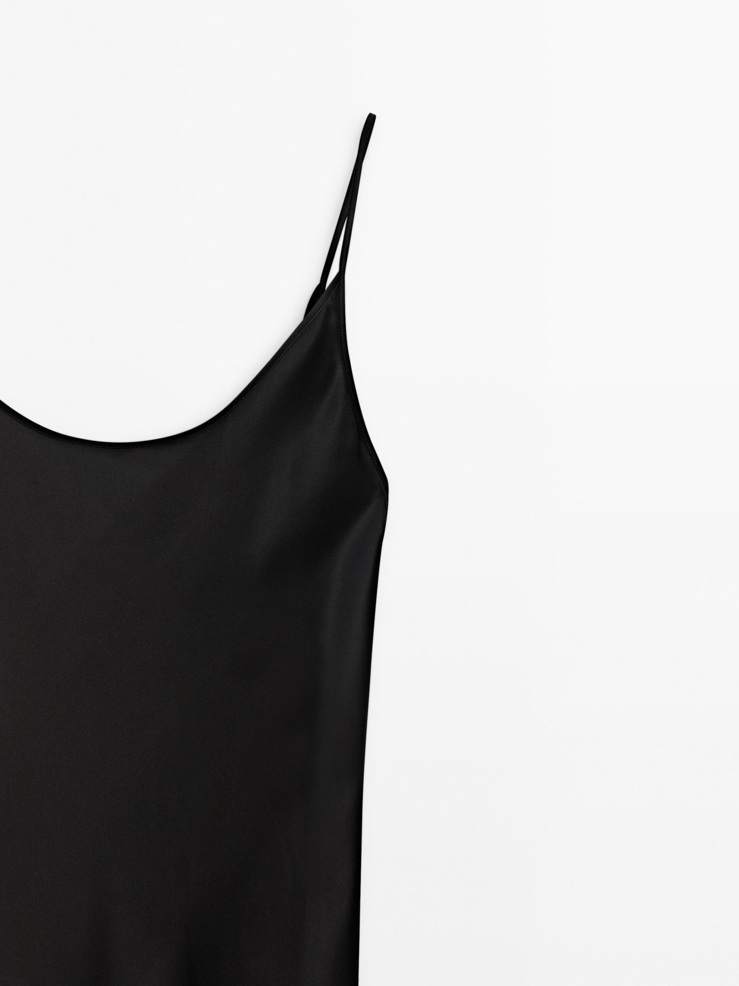 100% silk slip midi dress