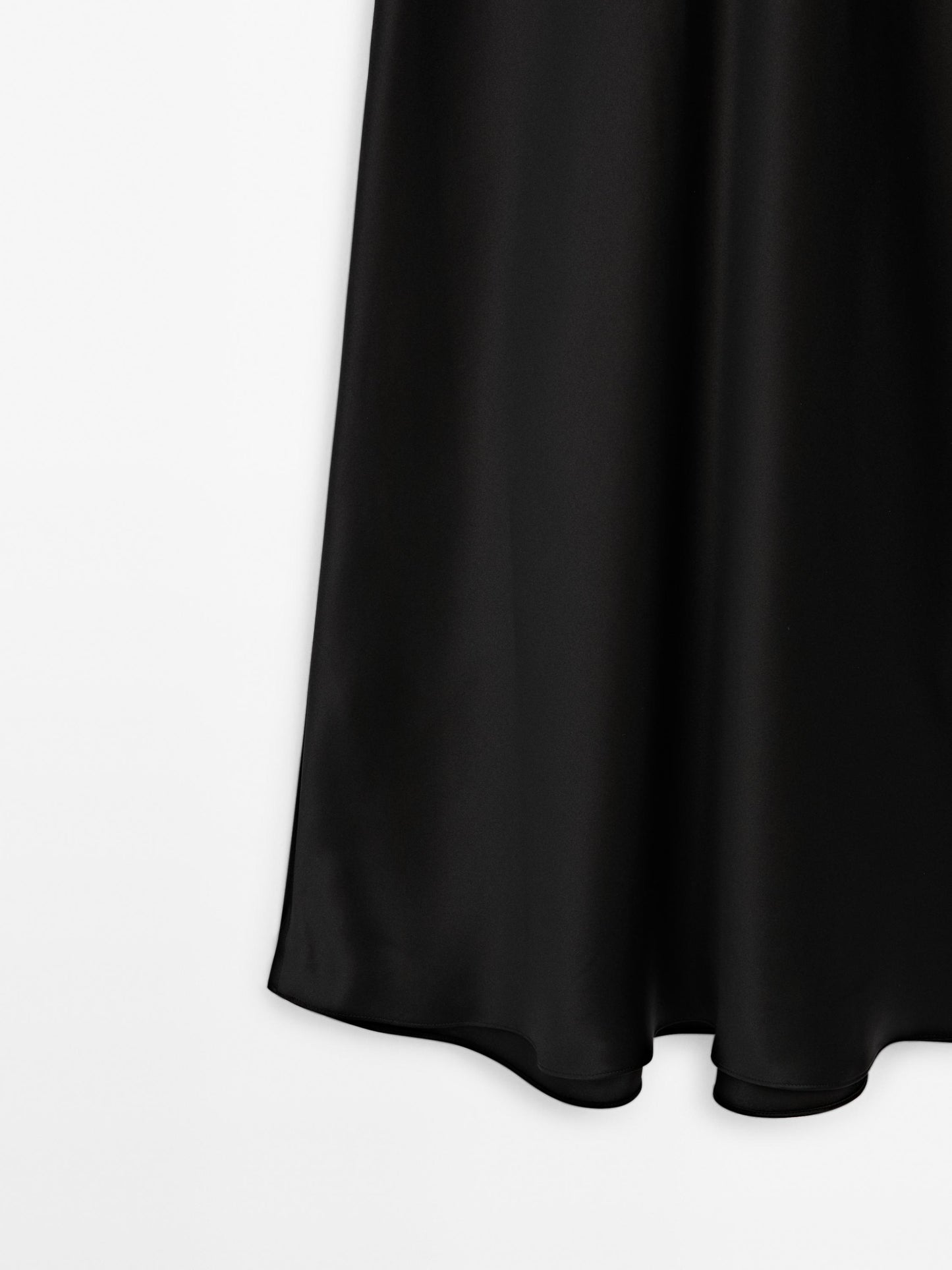 100% silk slip midi dress