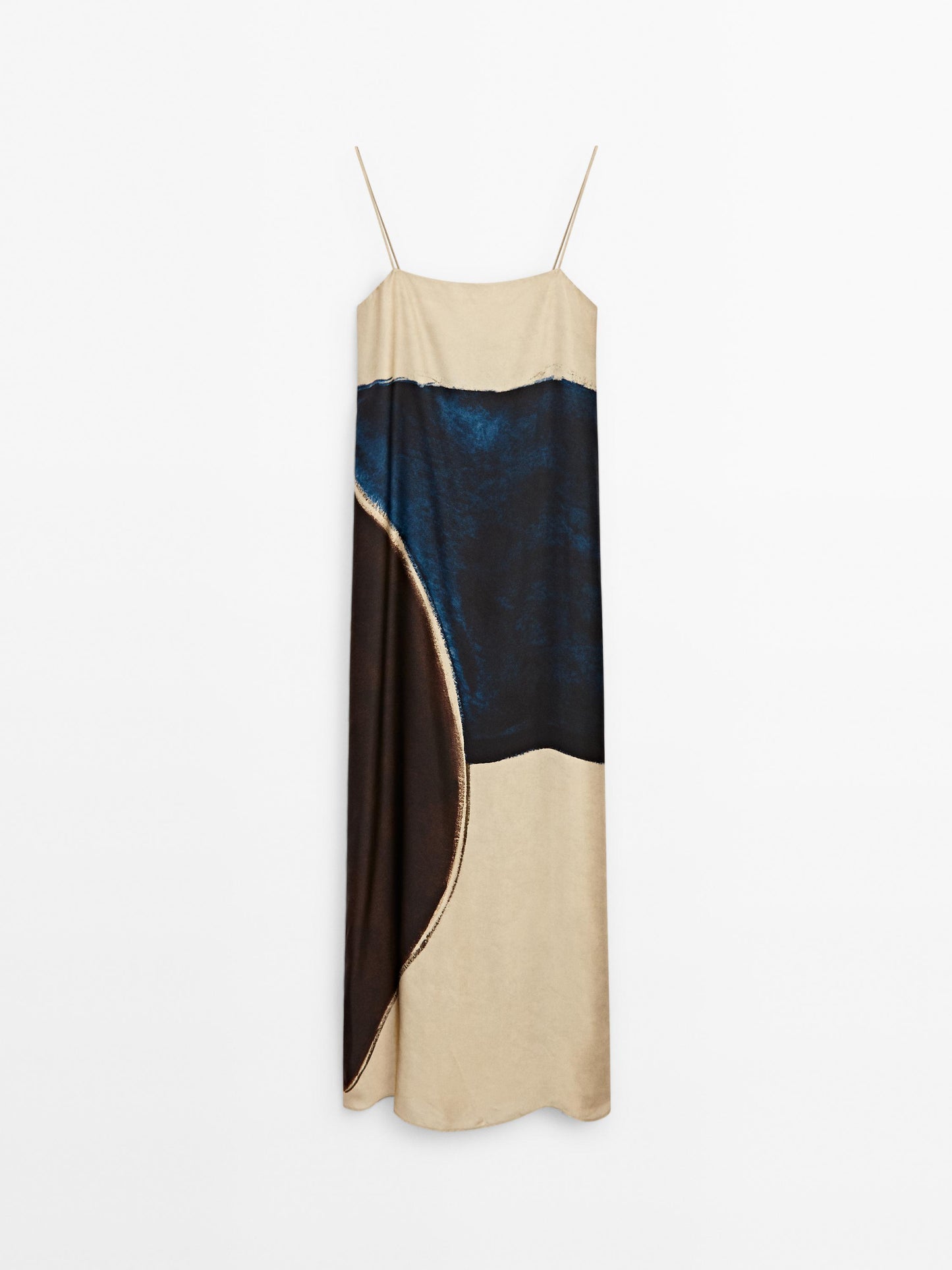 Flowing printed dress