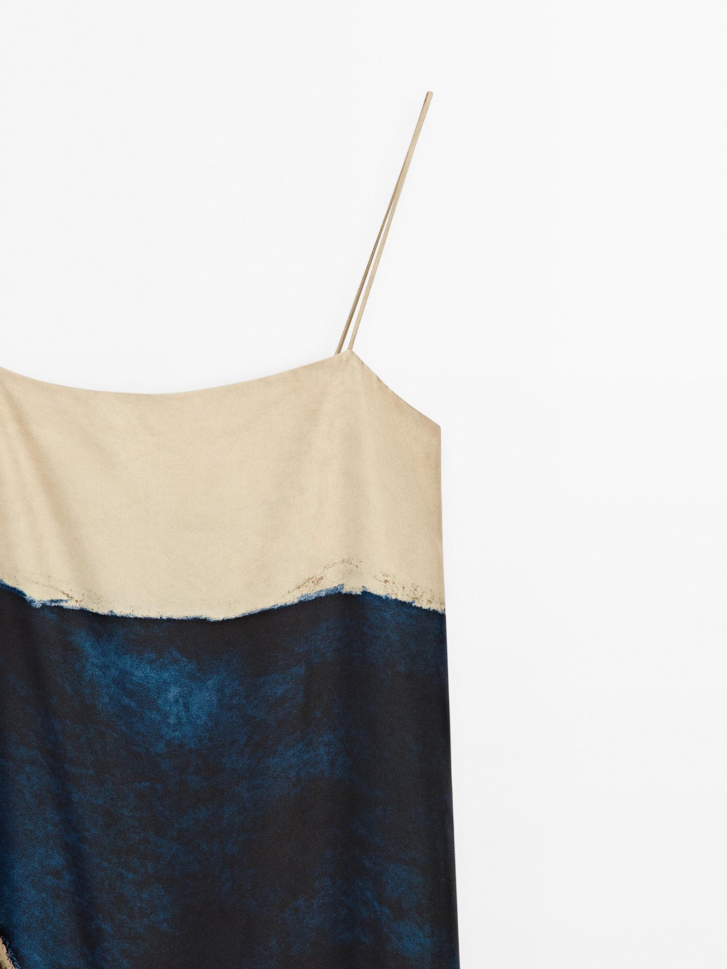 Flowing printed dress