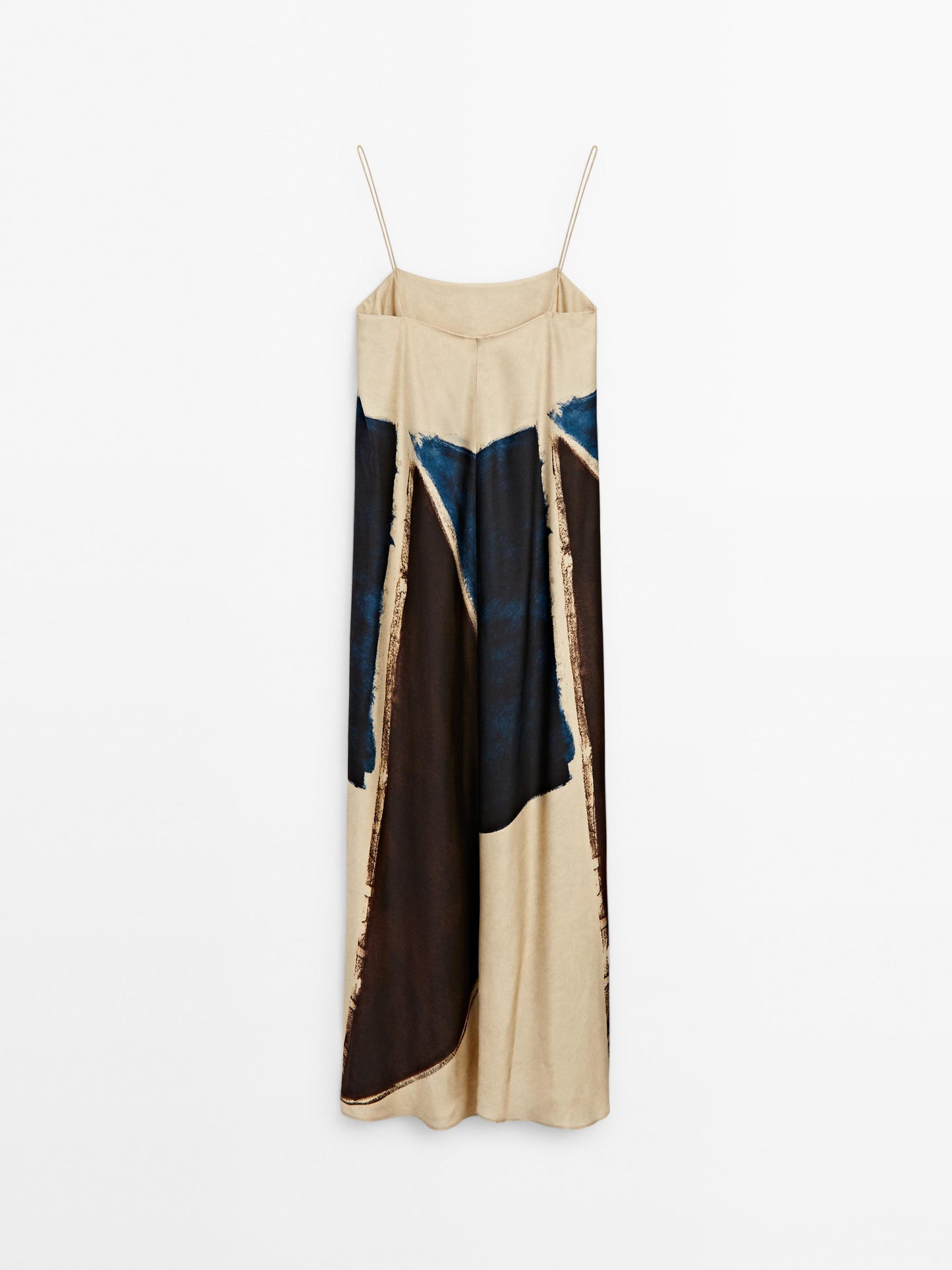 Flowing printed dress