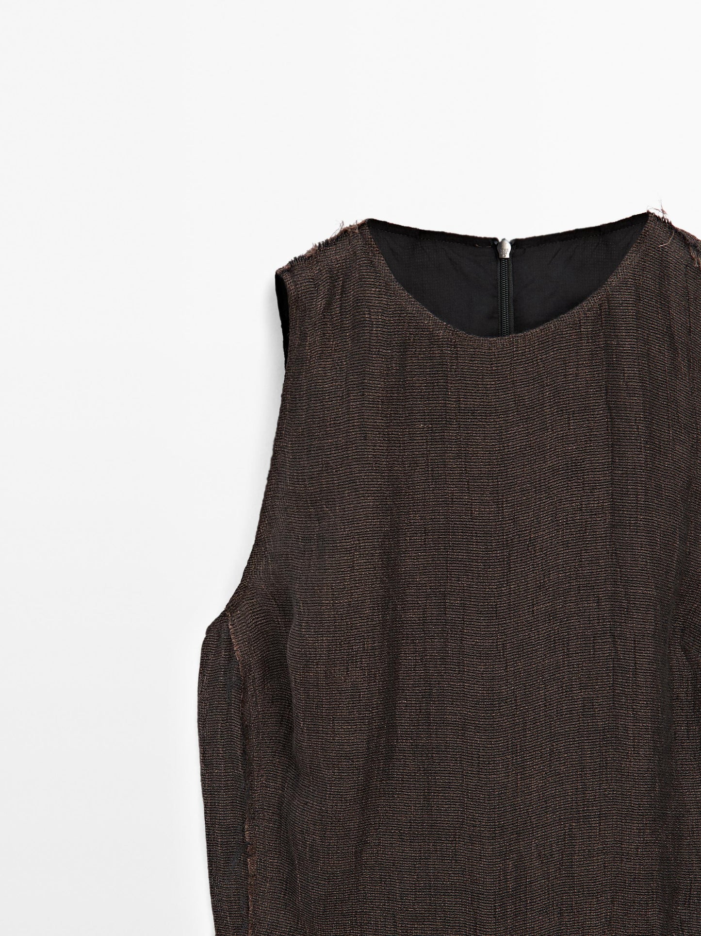 100% linen midi dress