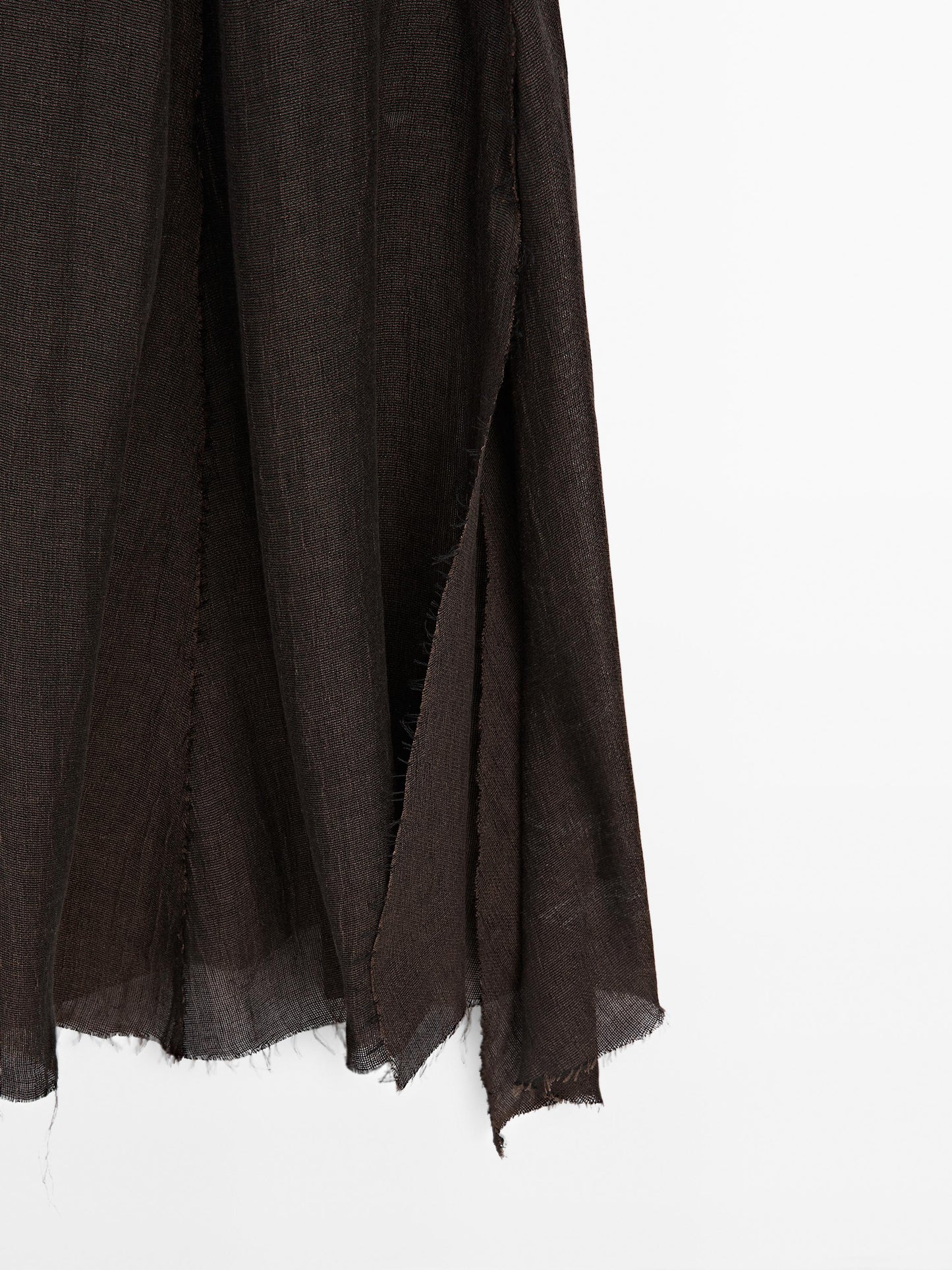 100% linen midi dress