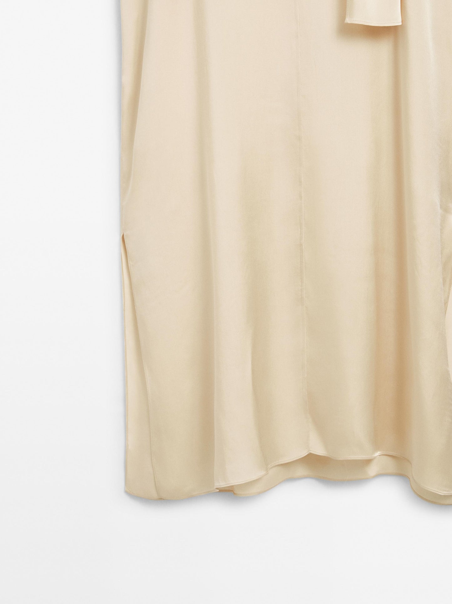 Long flowing dress with scarf detail