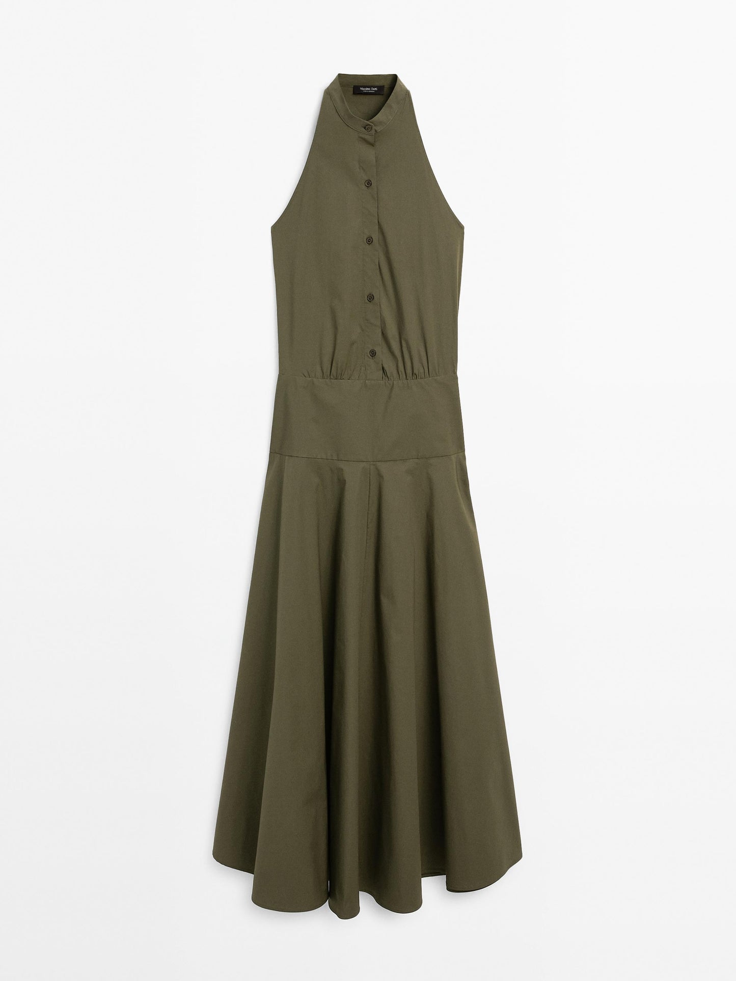 Halter neck long dress