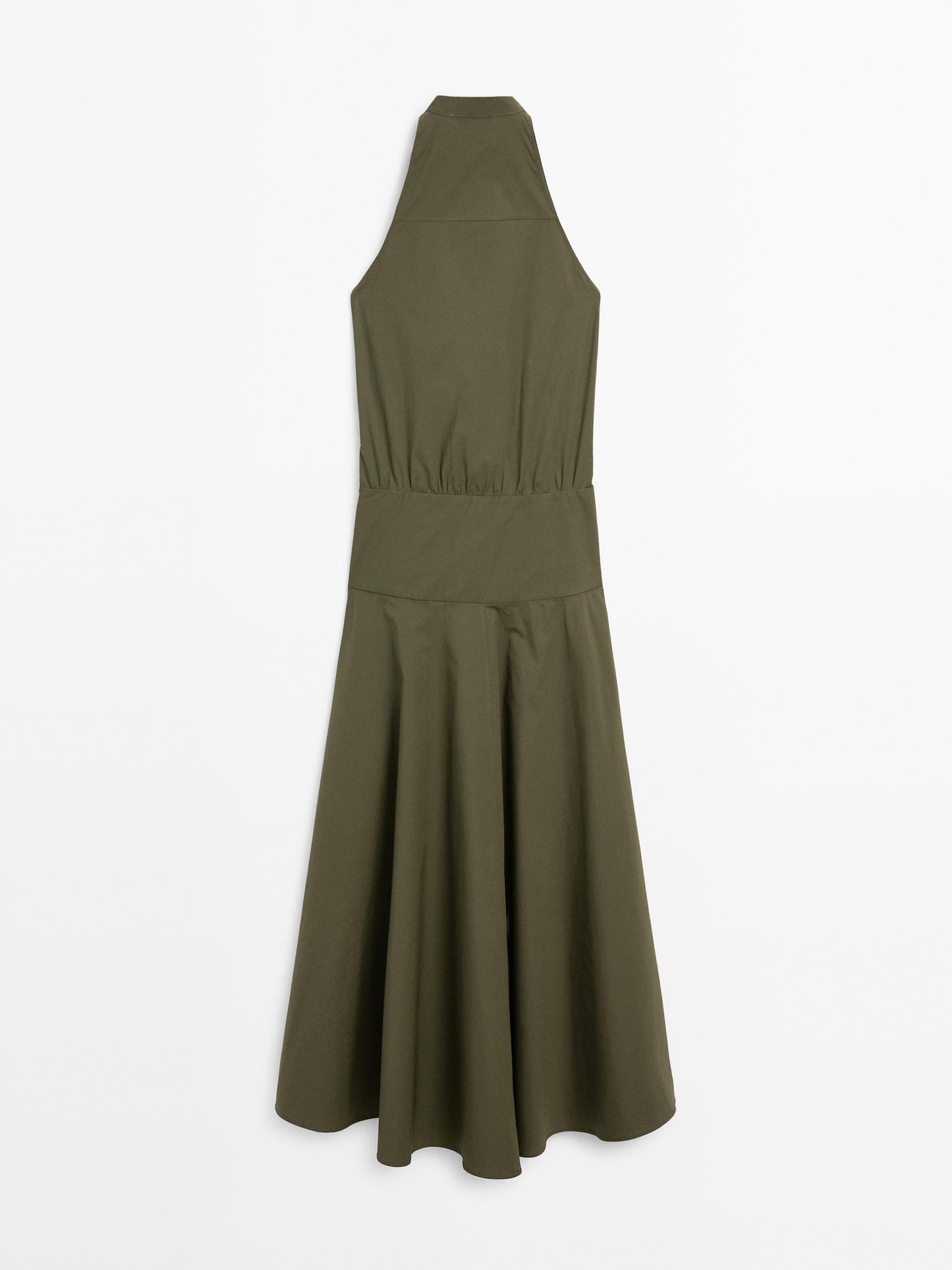 Halter neck long dress