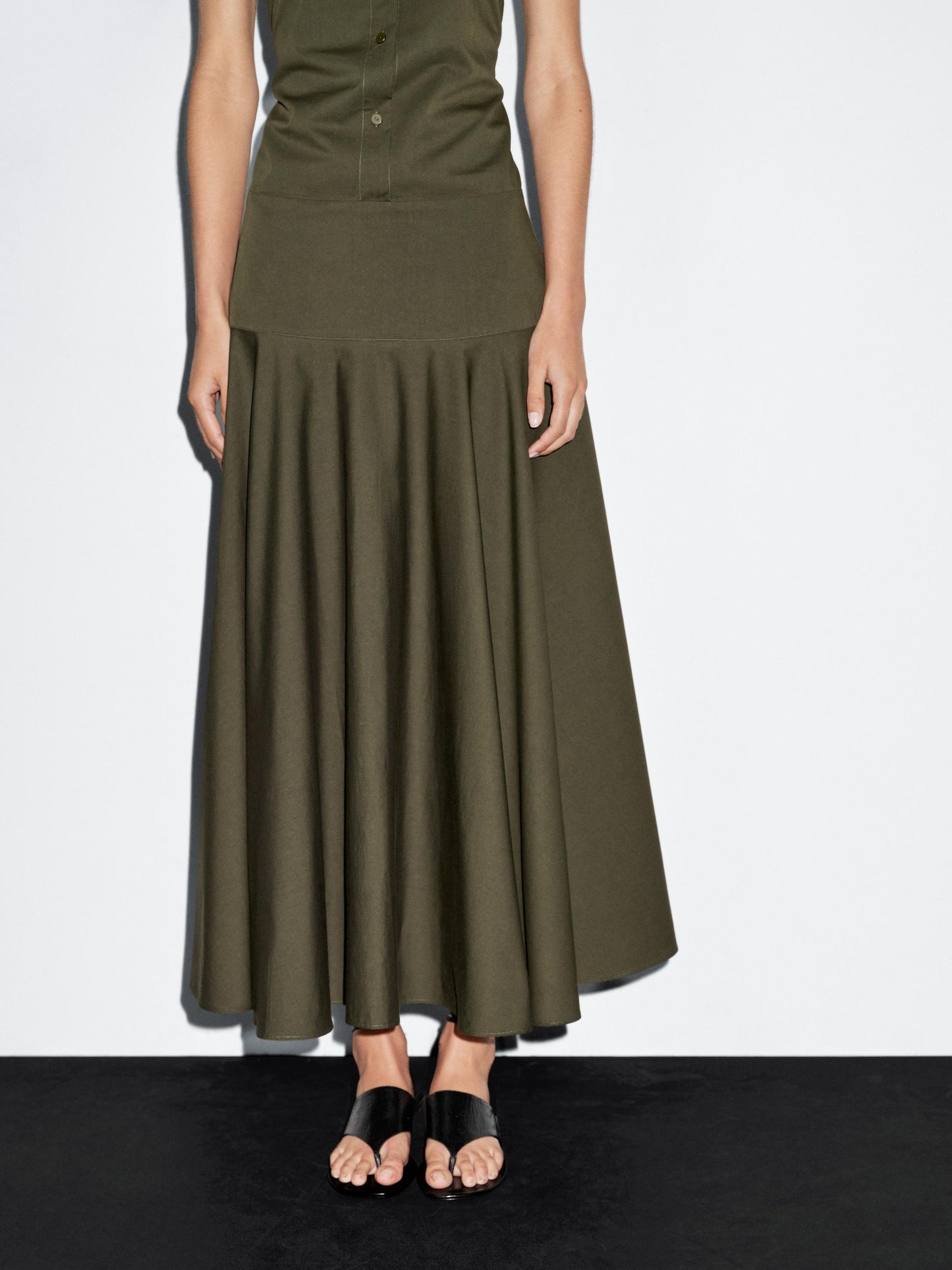 Halter neck long dress