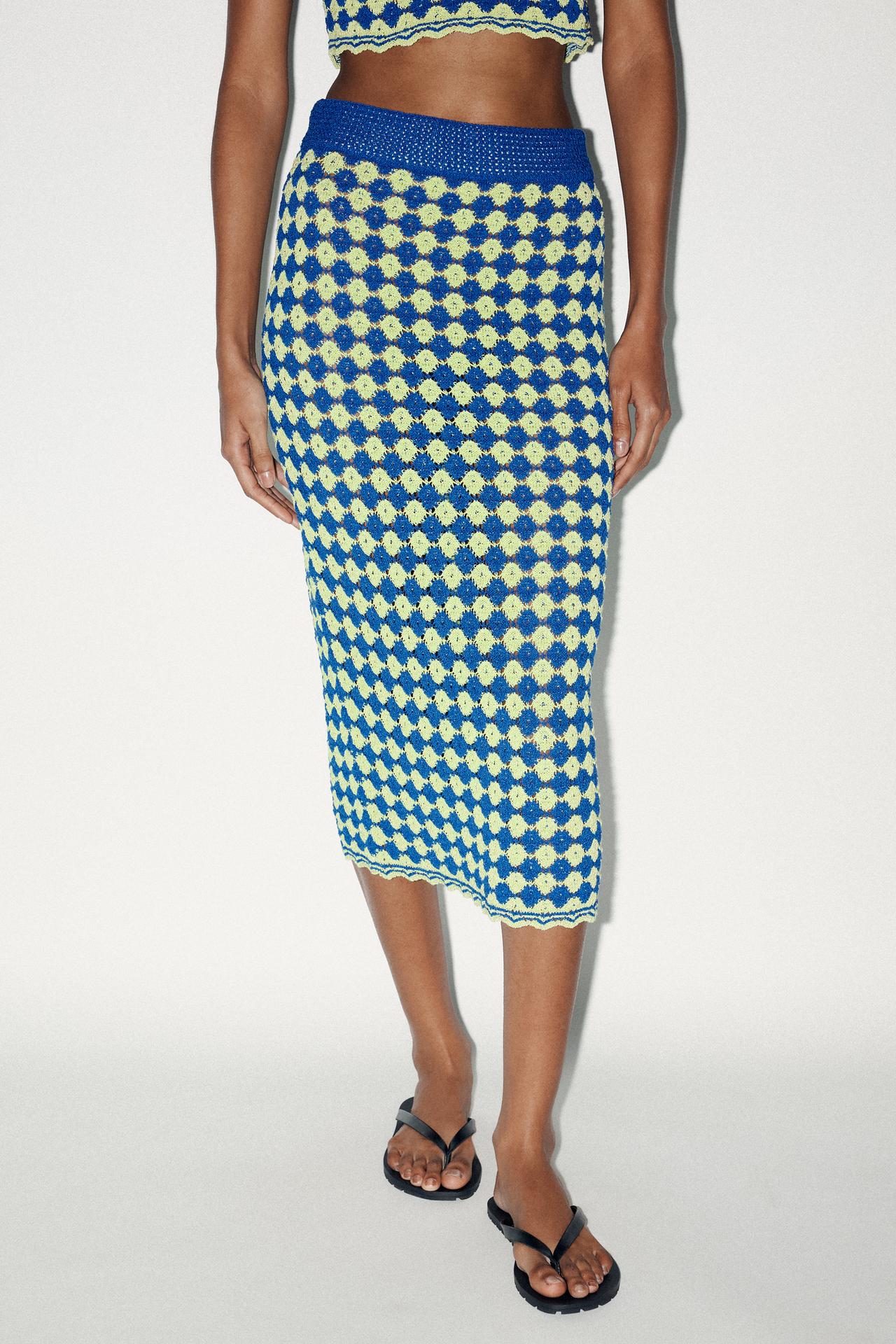 Structured Knit Skirt