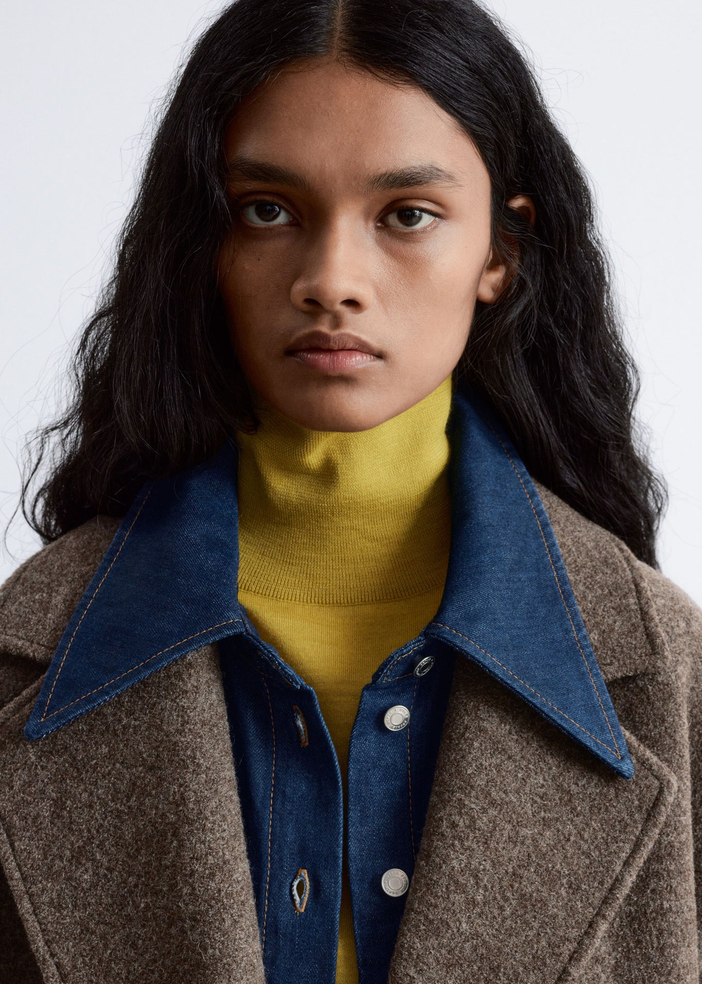 Voluminous Belted Wool Coat