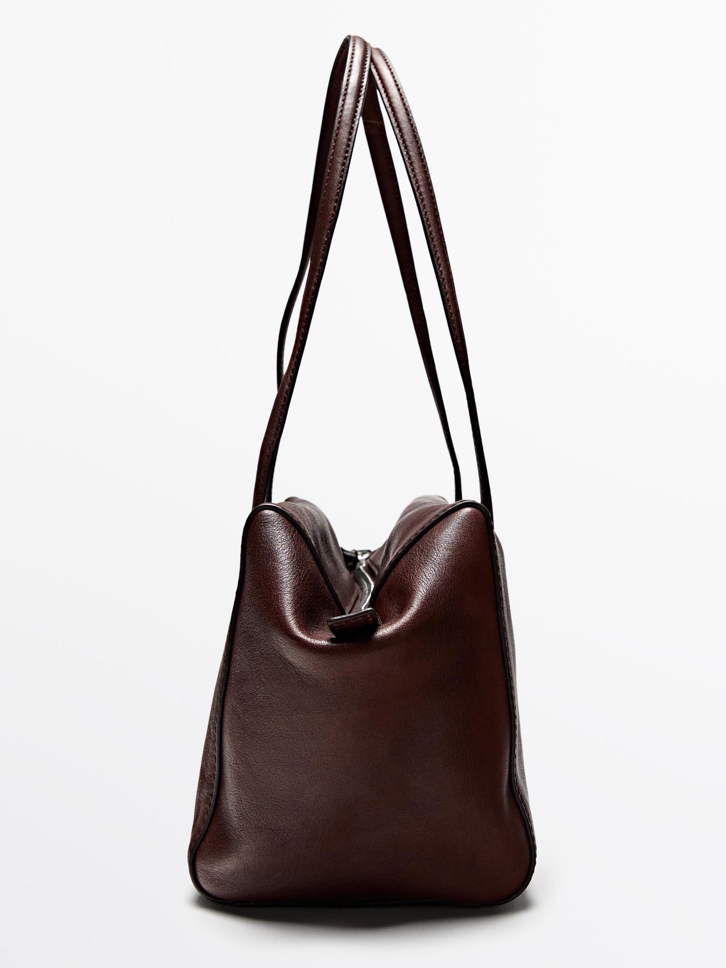 Nappa leather satchel bag