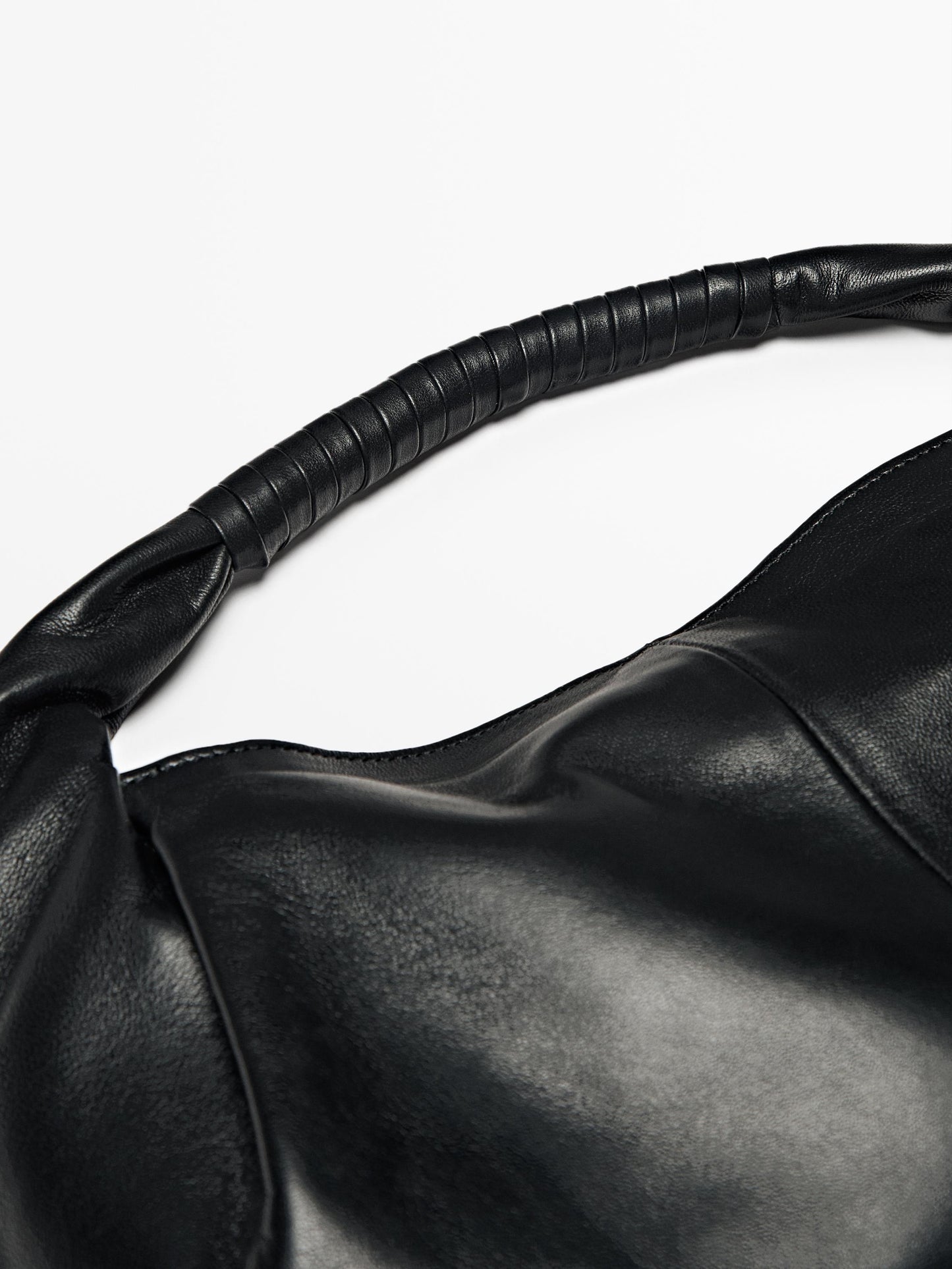 Nappa leather handbag