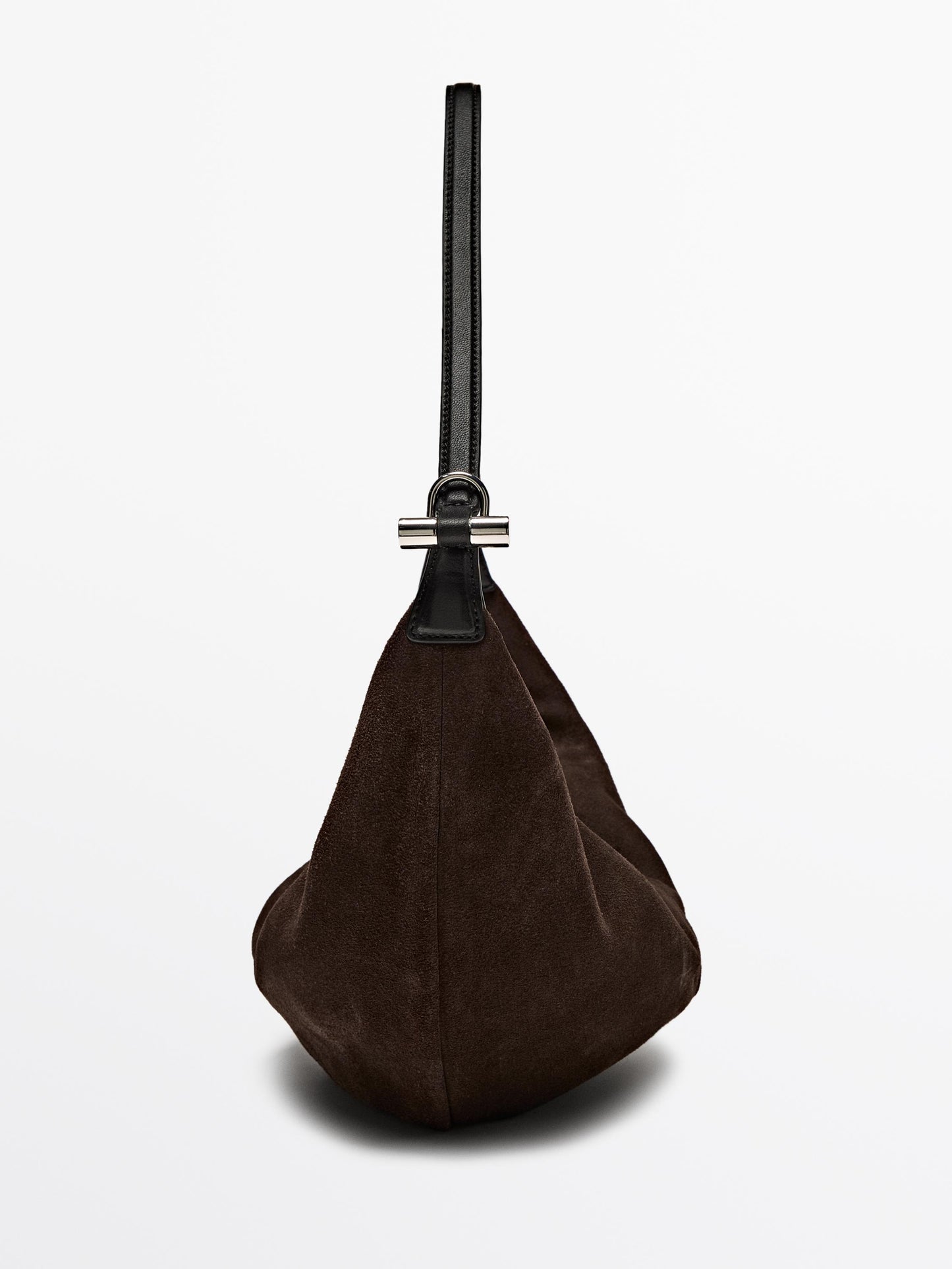 Split leather mini bag