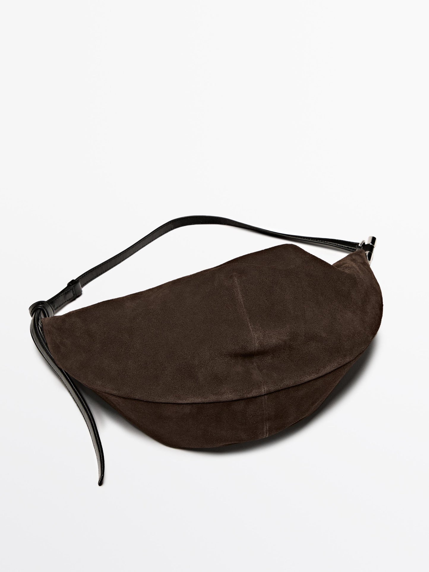 Split leather mini bag