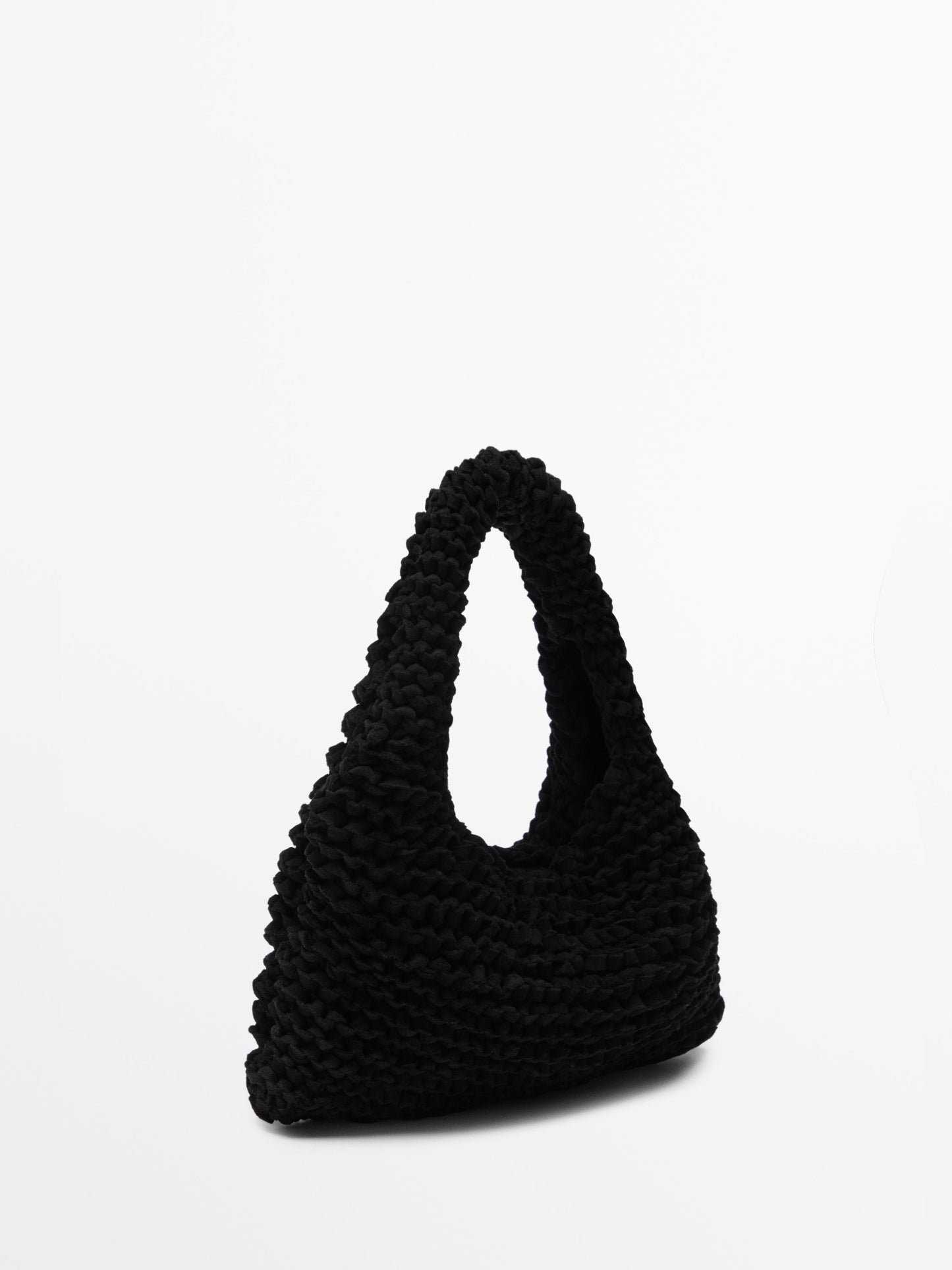 Mini Suede Crochet Bag