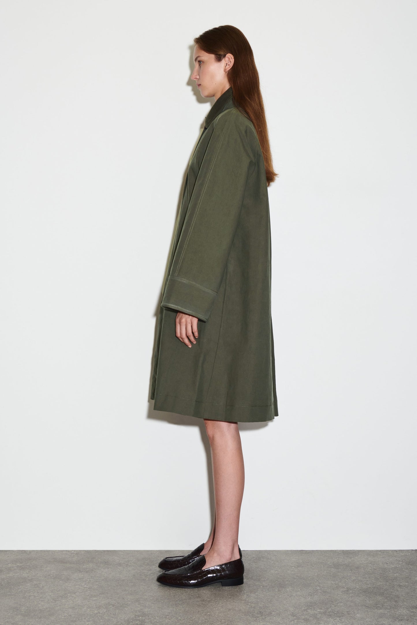 Wool-Trimmed Car Coat