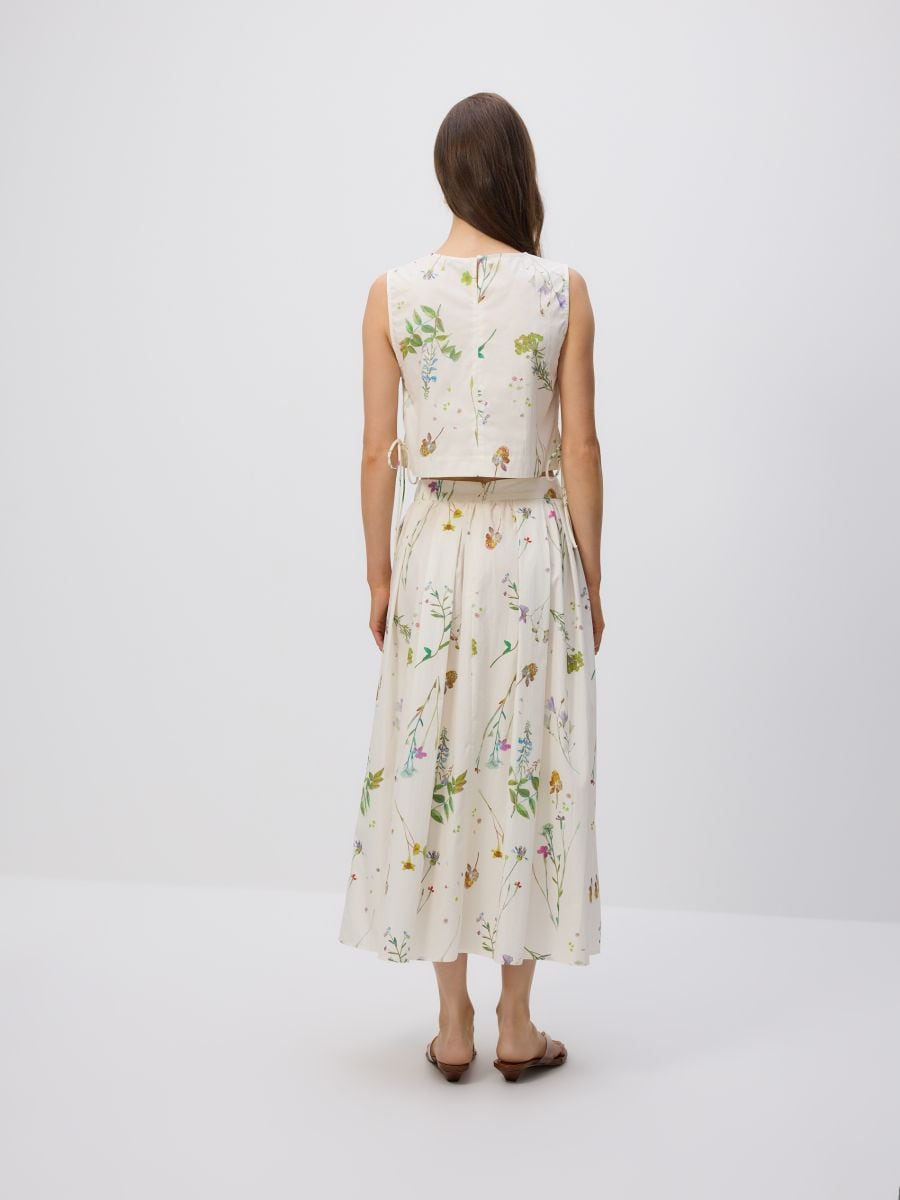 Cotton floral top