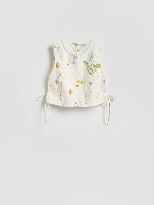 Cotton floral top