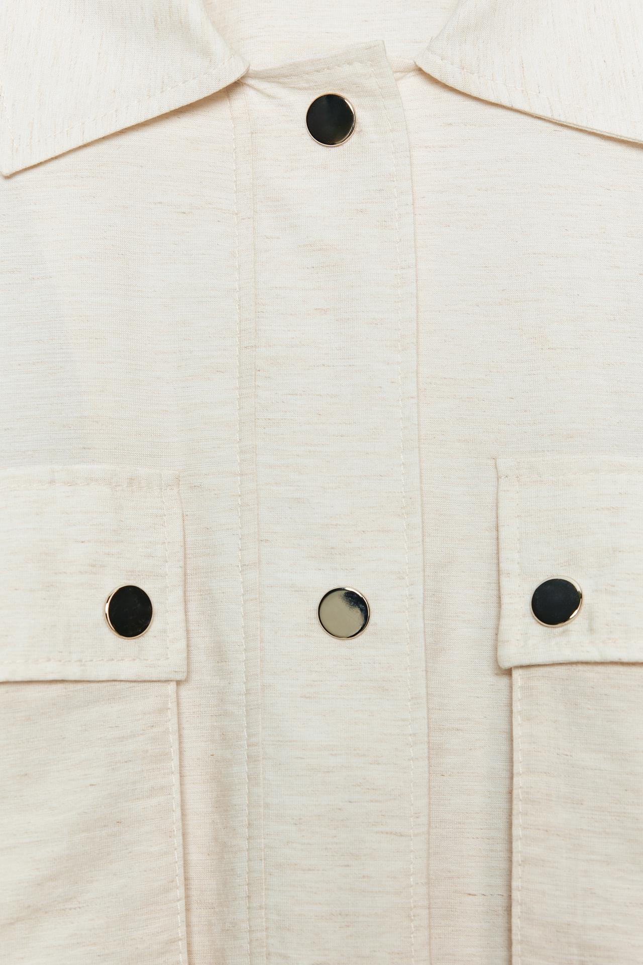 Short Sleeve Safari Shirt with Turn-Ups