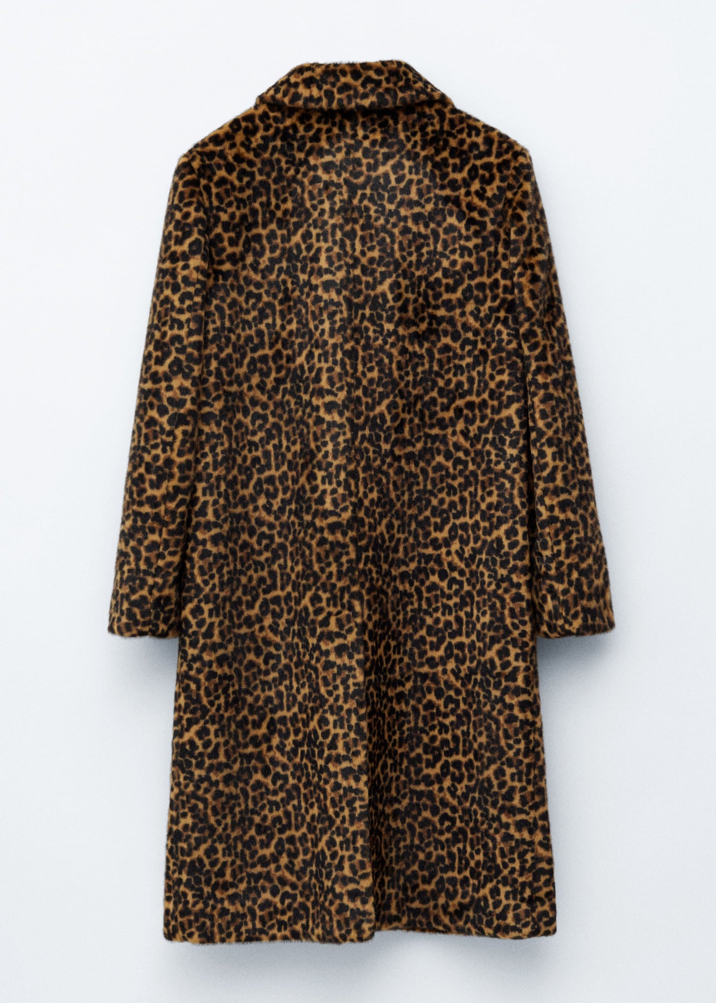 Faux Fur Leopard Coat