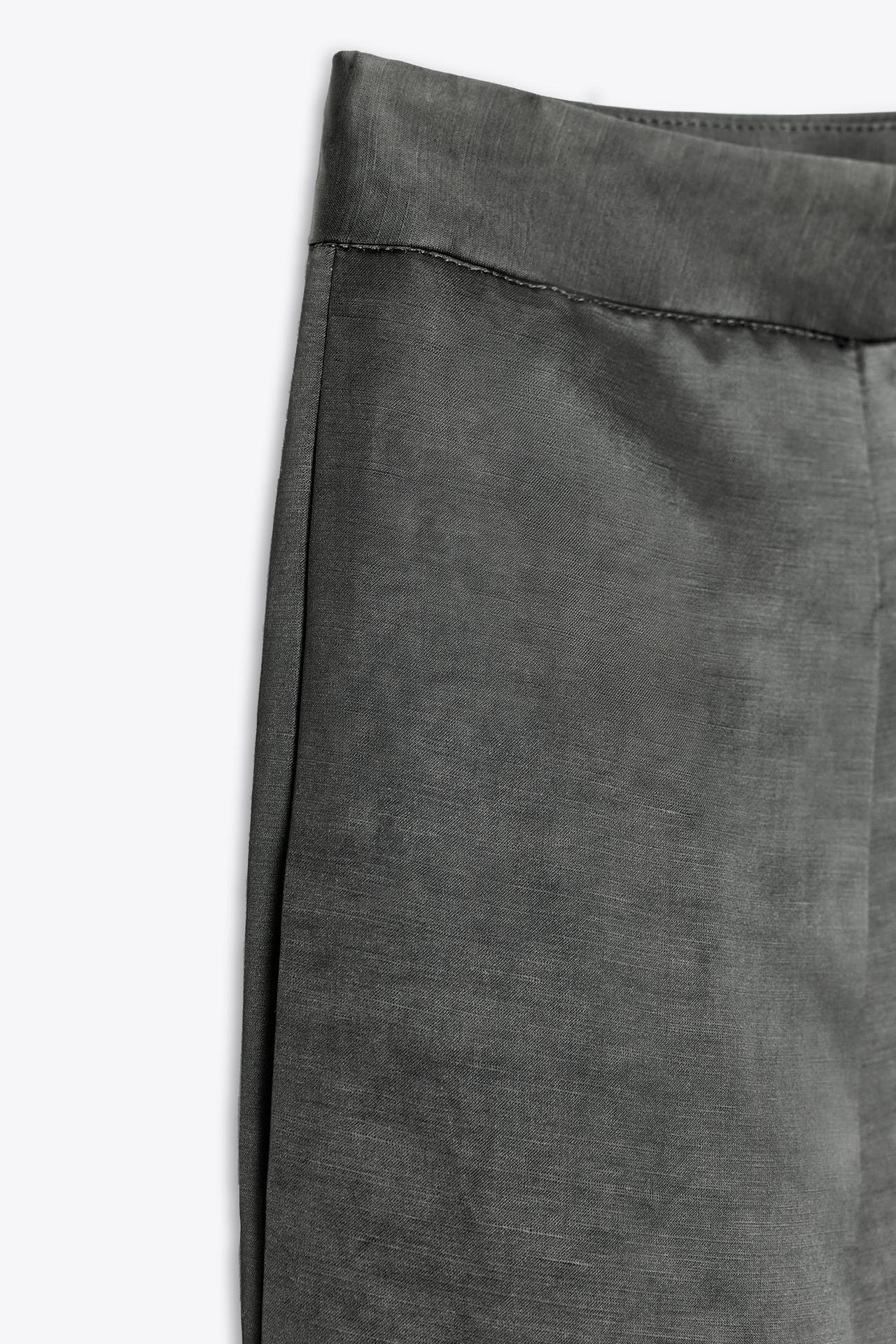 Satin Linen Blend Trousers ZW Collection