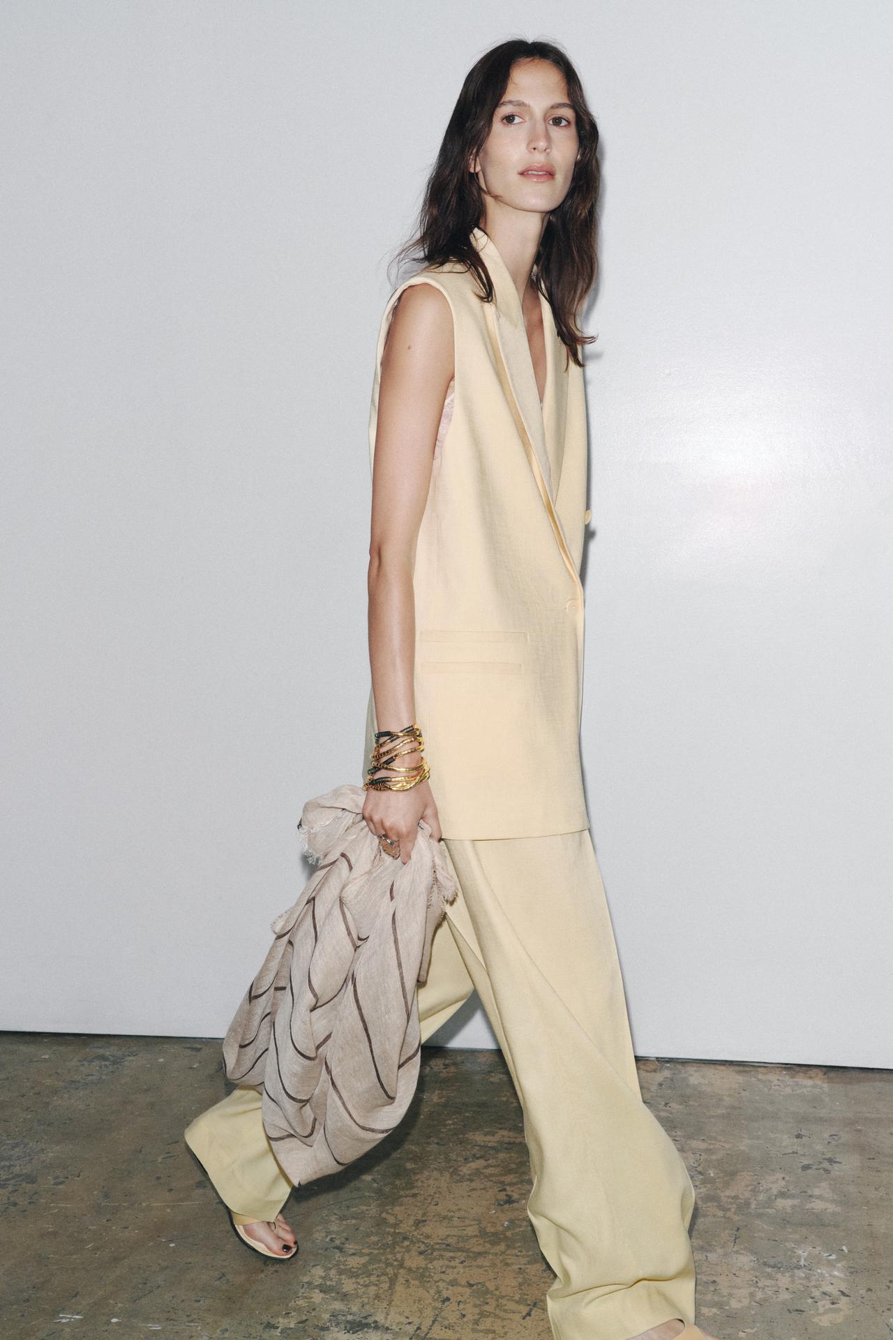 ZW Collection Oversize Double-Breasted Waistcoat