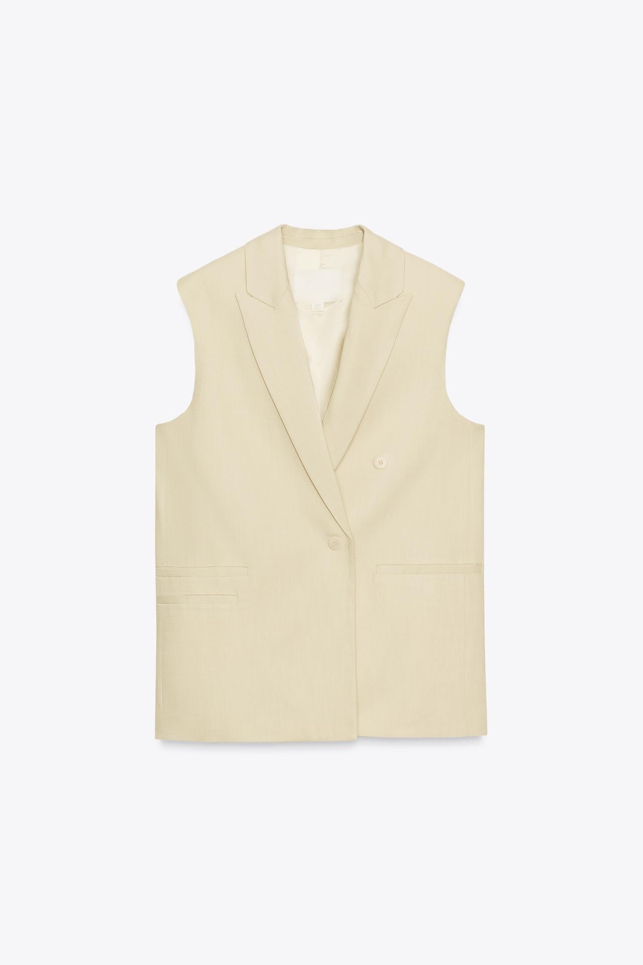 ZW Collection Oversize Double-Breasted Waistcoat