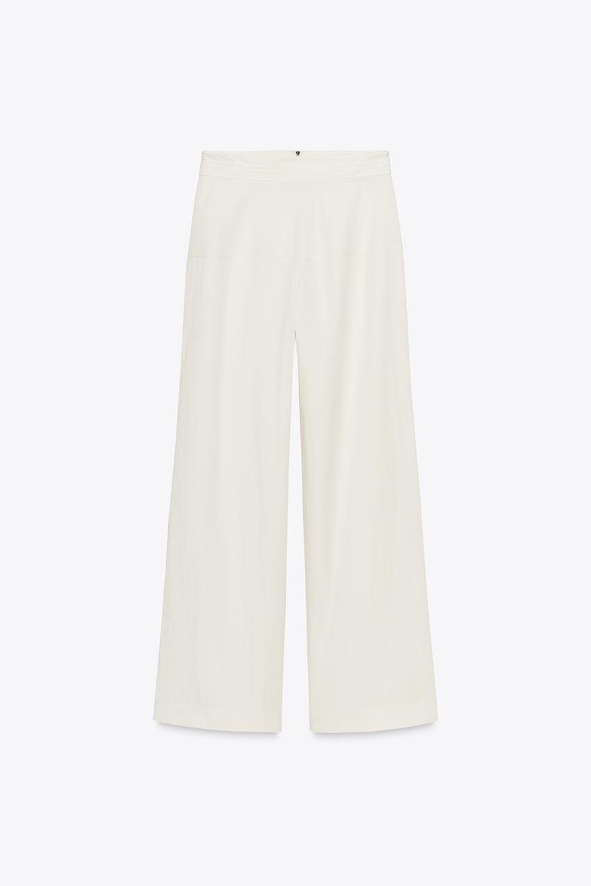 ZW Collection Trousers With Back Zip