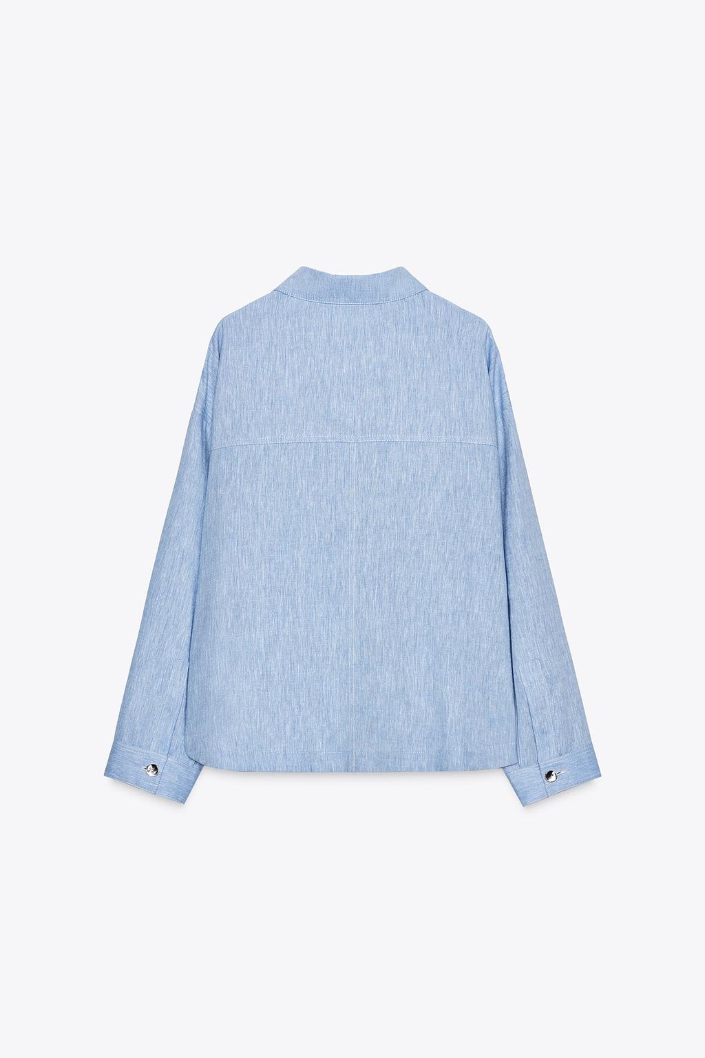 Linen Blend Overshirt