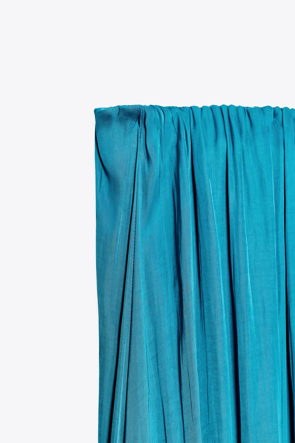 Satin Midi Skirt