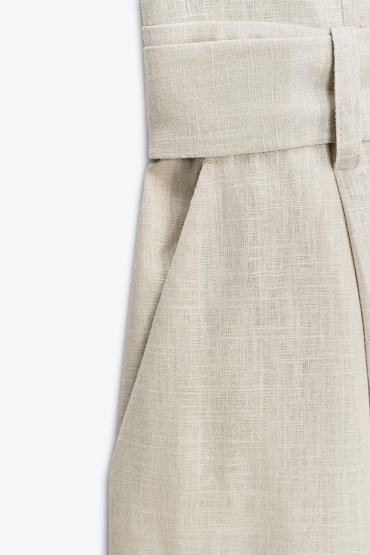 Halter Neck Linen Blend Jumpsuit
