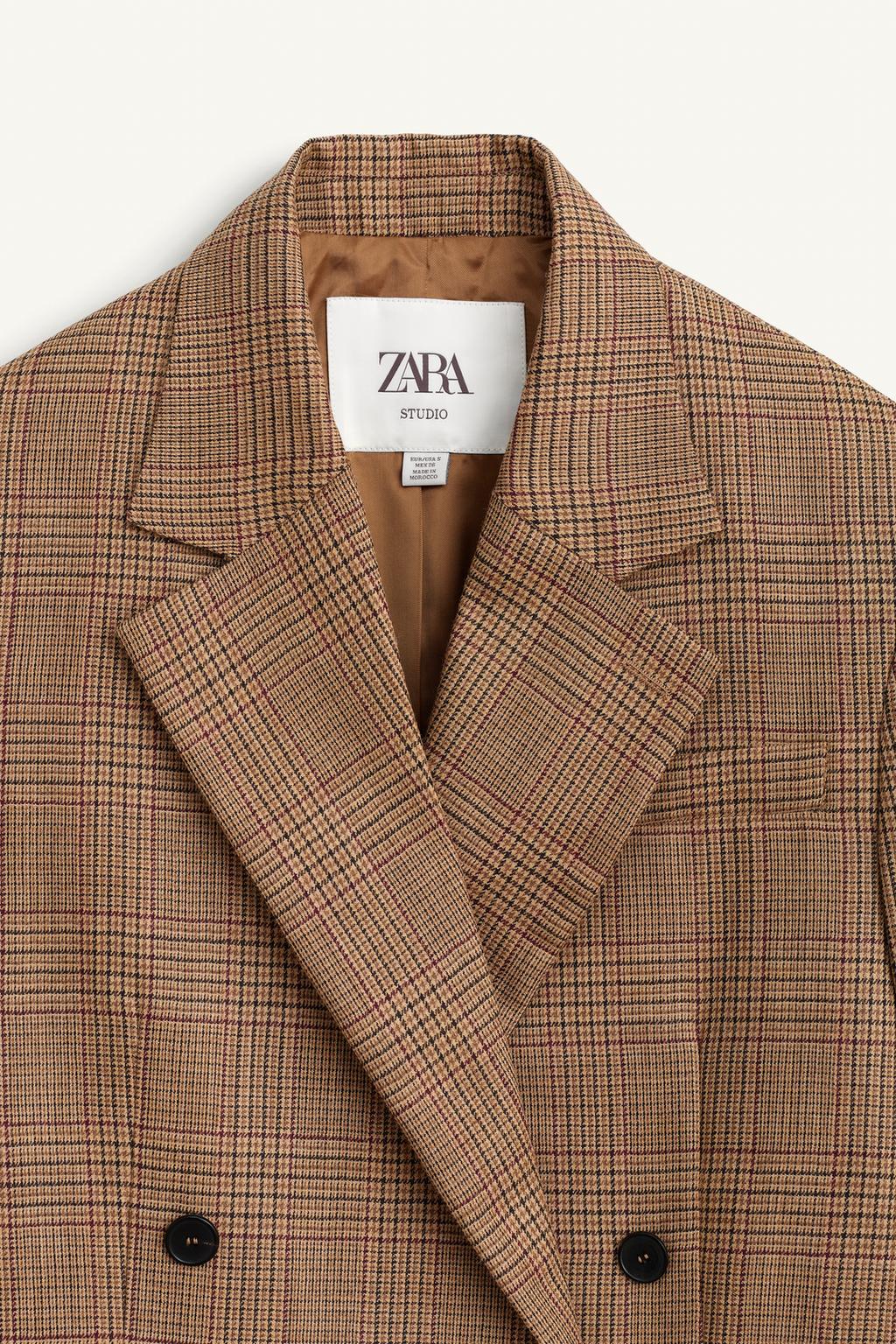 Limited Edition 100% Wool Check Blazer